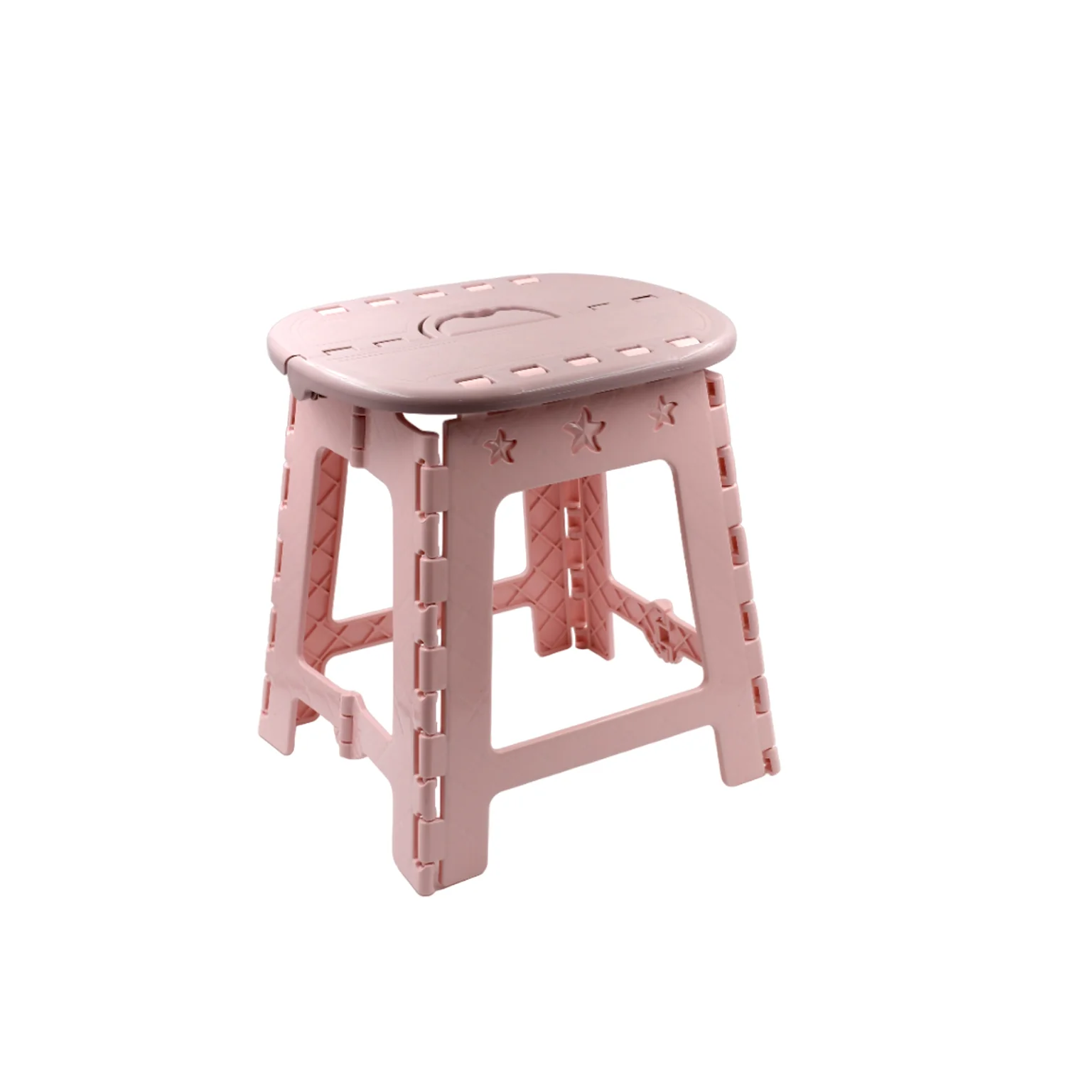 Folding Stool, Portable Travel Stool, Environmentally Friendly PP Material Stool,Portable folding stool folding chair stool folding chair with portable outdoor camping hiking, Stool Chair Folding Stool for Home Use Household (1 pc) - Image 4