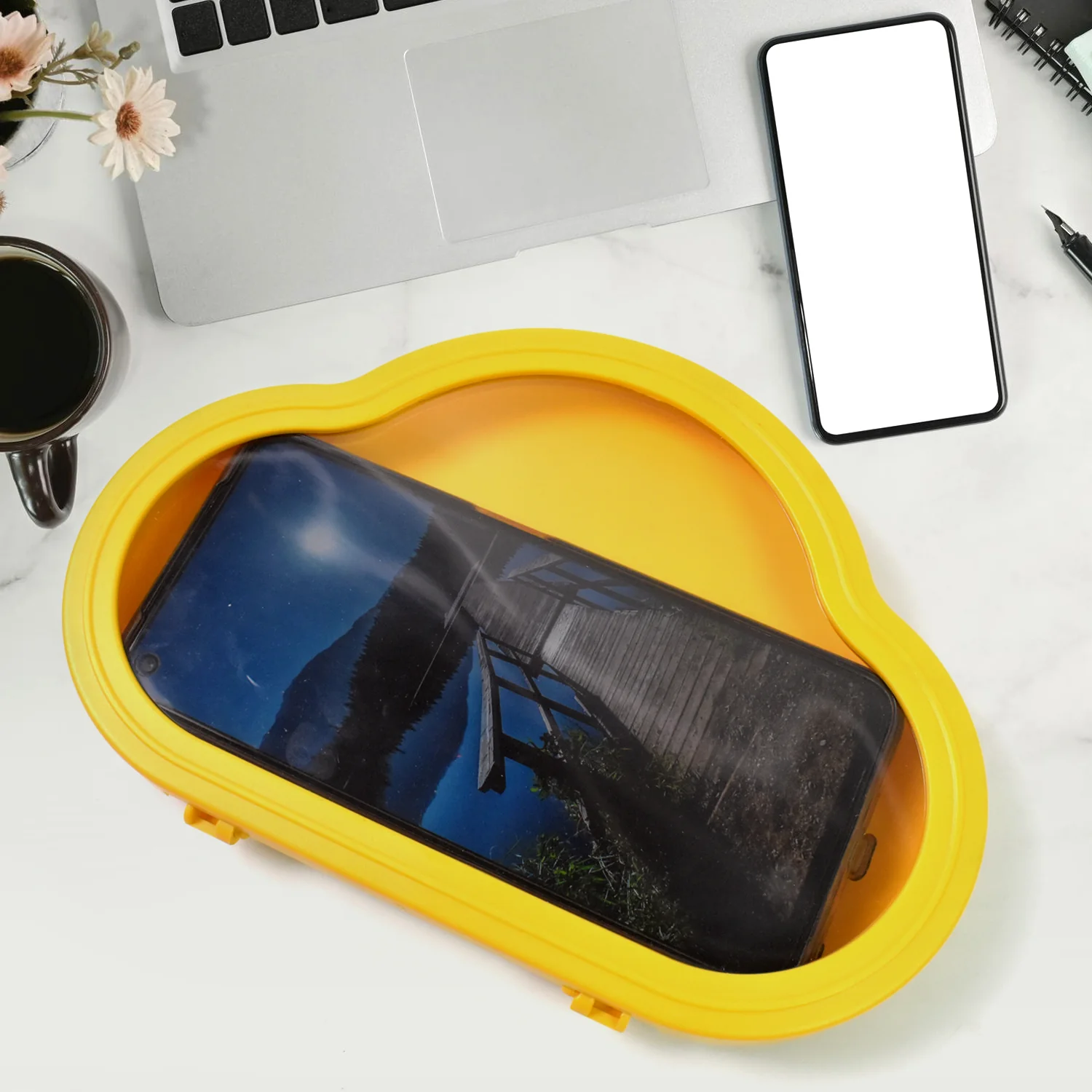 Smartphone / Mobile Stand, Waterproof Case, Smartphone Stand (1 pc / Yelllow colour) - Image 4