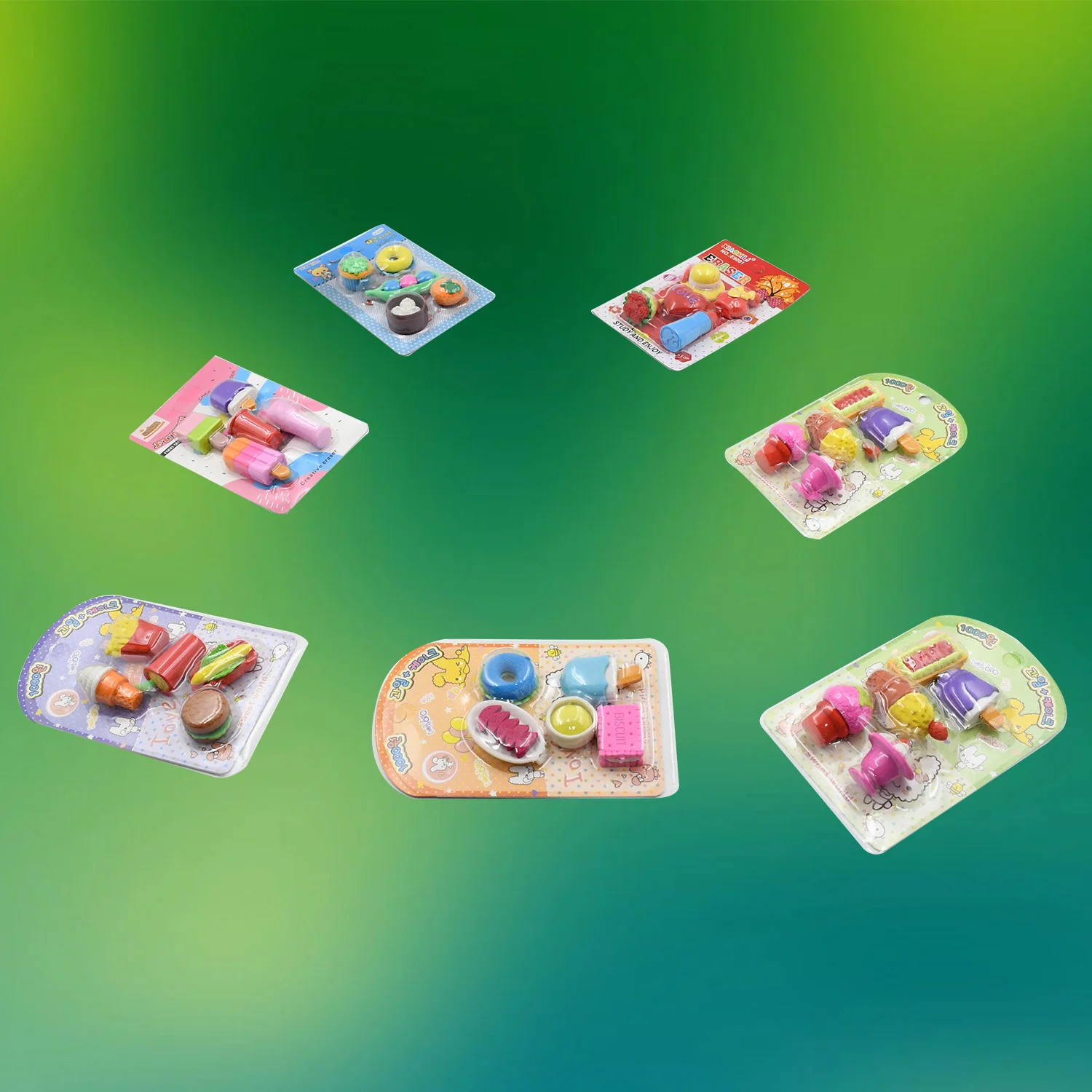 Mix Design Fancy Erasers Set (1 Set) - Image 3