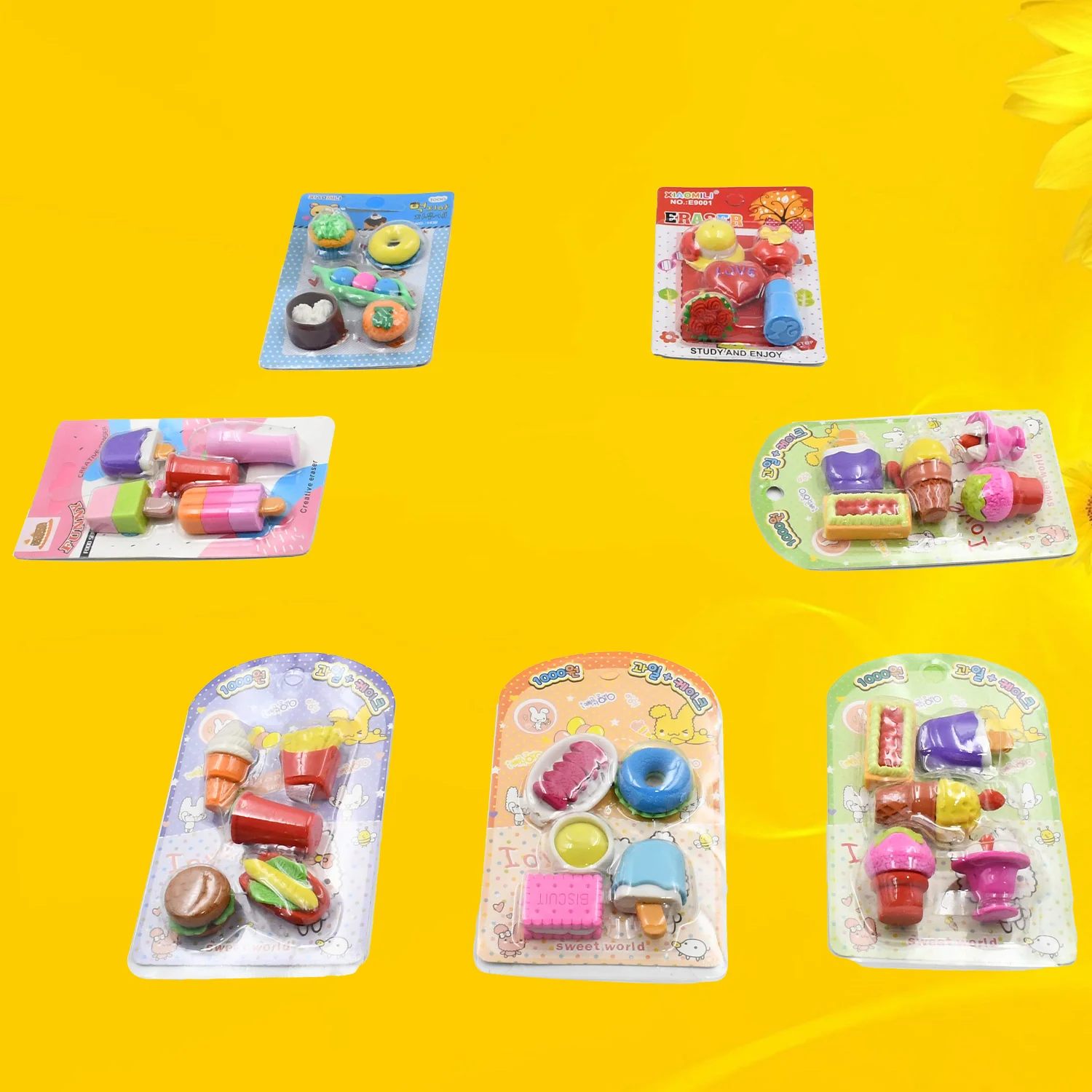 Mix Design Fancy Erasers Set (1 Set) - Image 7