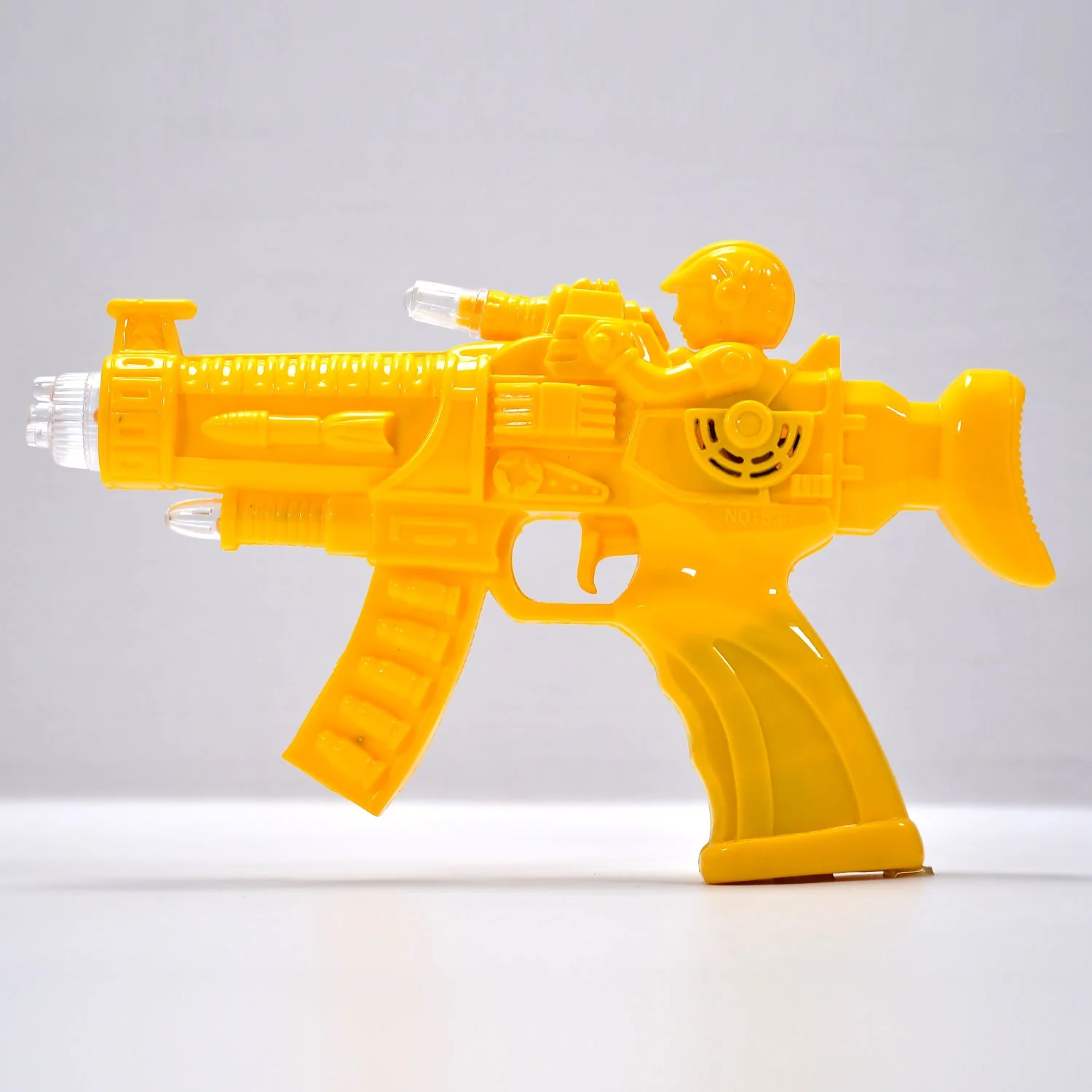 Concept Musical Transparent Glow Gear Gun With Rainbow Light ( 1 pcs ) - Image 4