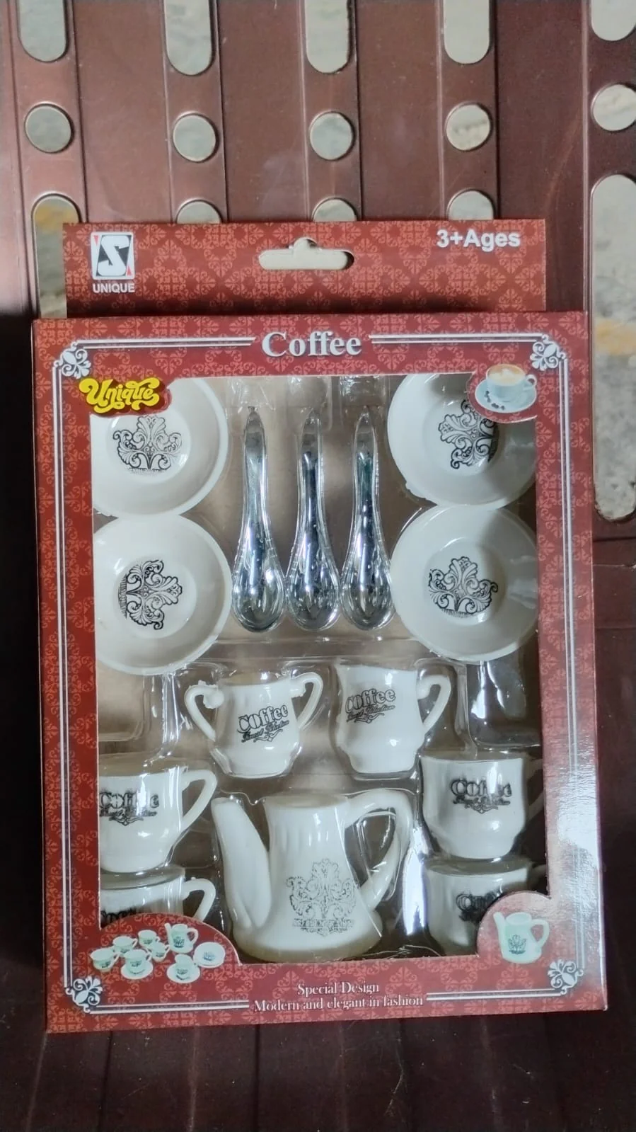 Tickles Tea toy Set | Coffee Kitchen Plastic Set (14 Pcs / Mix Size & Design) - Image 12