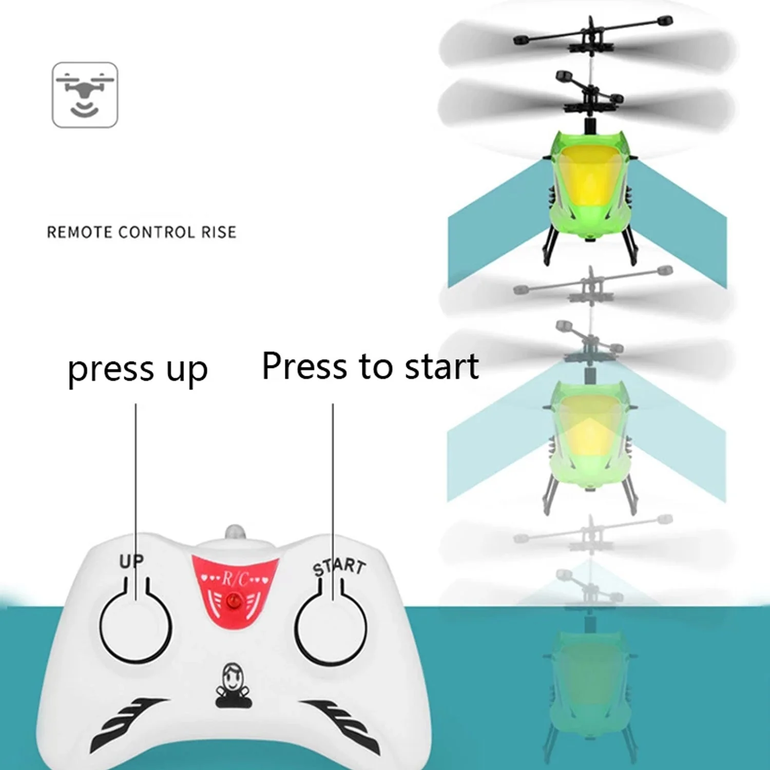 Remote Control Helicopter USB Chargeable Cable for Boy and Girl Children (Pack of 1) - Image 13