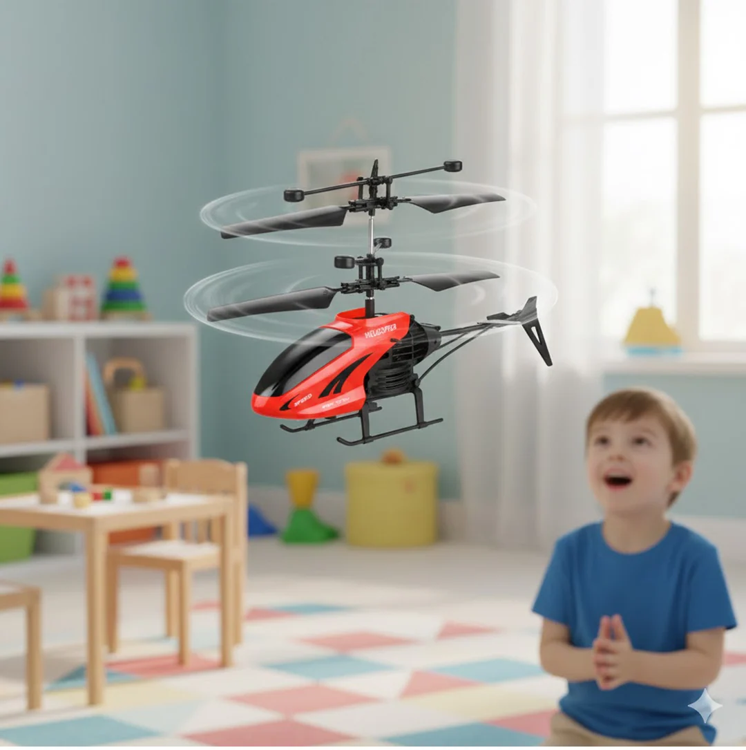 Remote Control Helicopter USB Chargeable Cable for Boy and Girl Children (Pack of 1) - Image 3