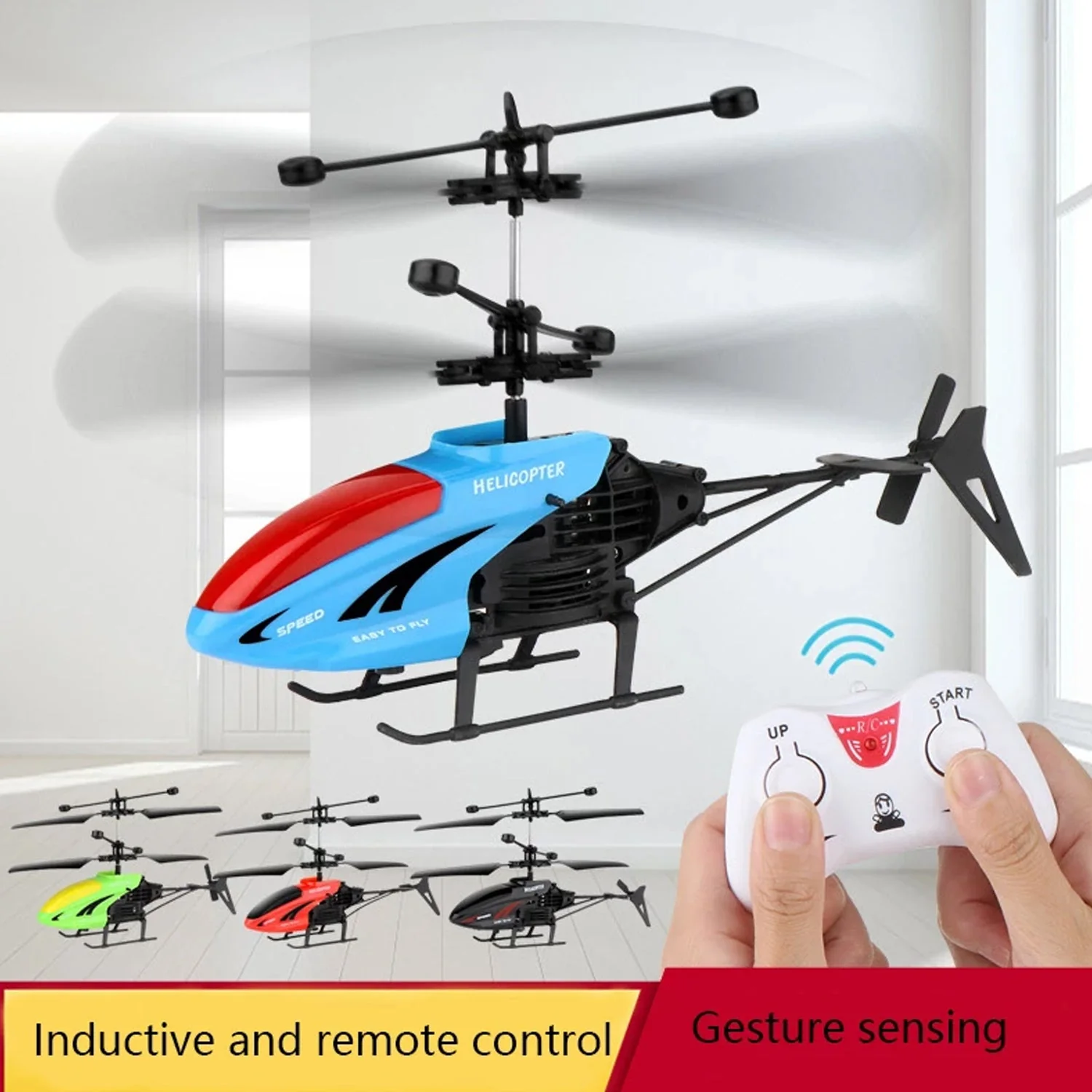 Remote Control Helicopter USB Chargeable Cable for Boy and Girl Children (Pack of 1) - Image 4