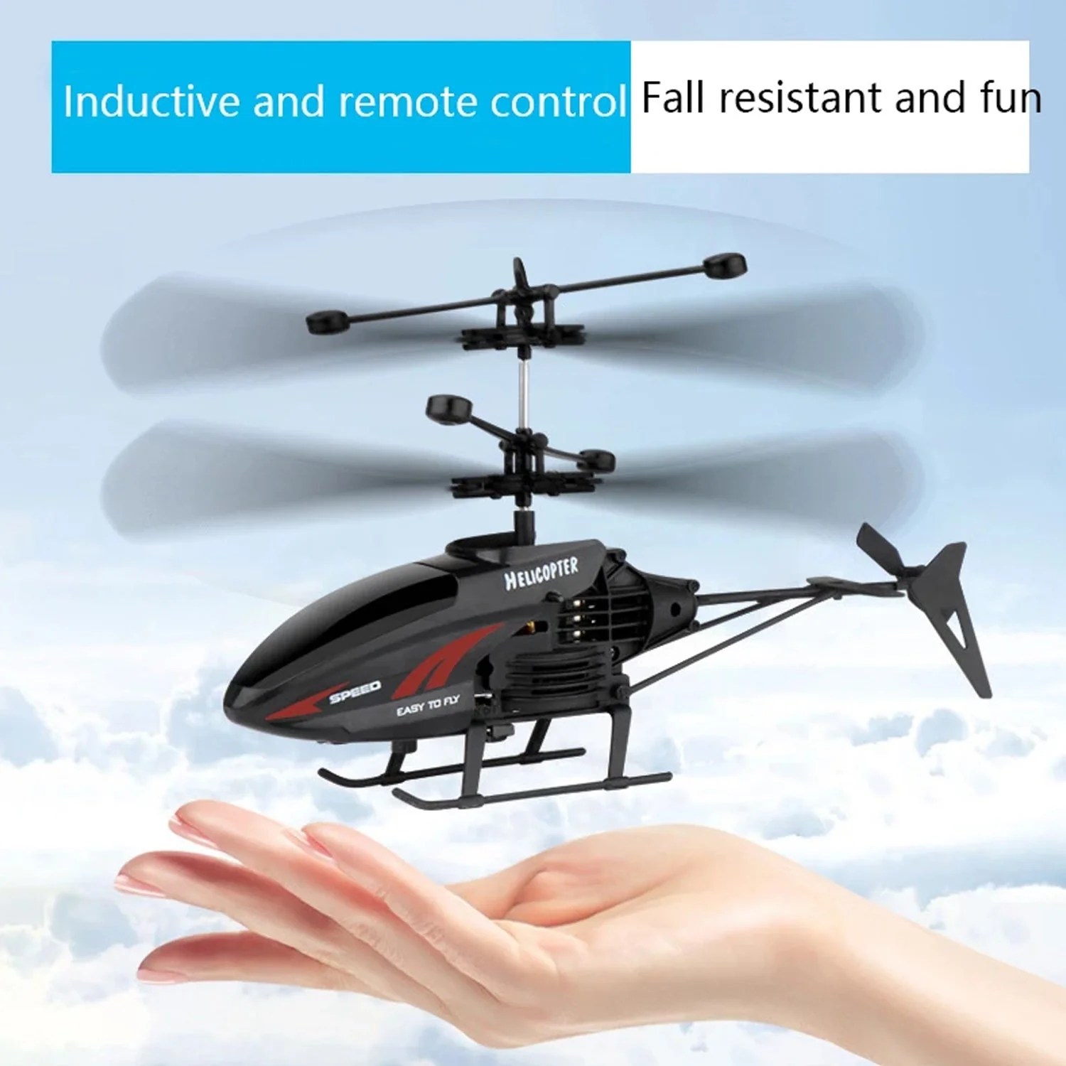 Remote Control Helicopter USB Chargeable Cable for Boy and Girl Children (Pack of 1) - Image 7