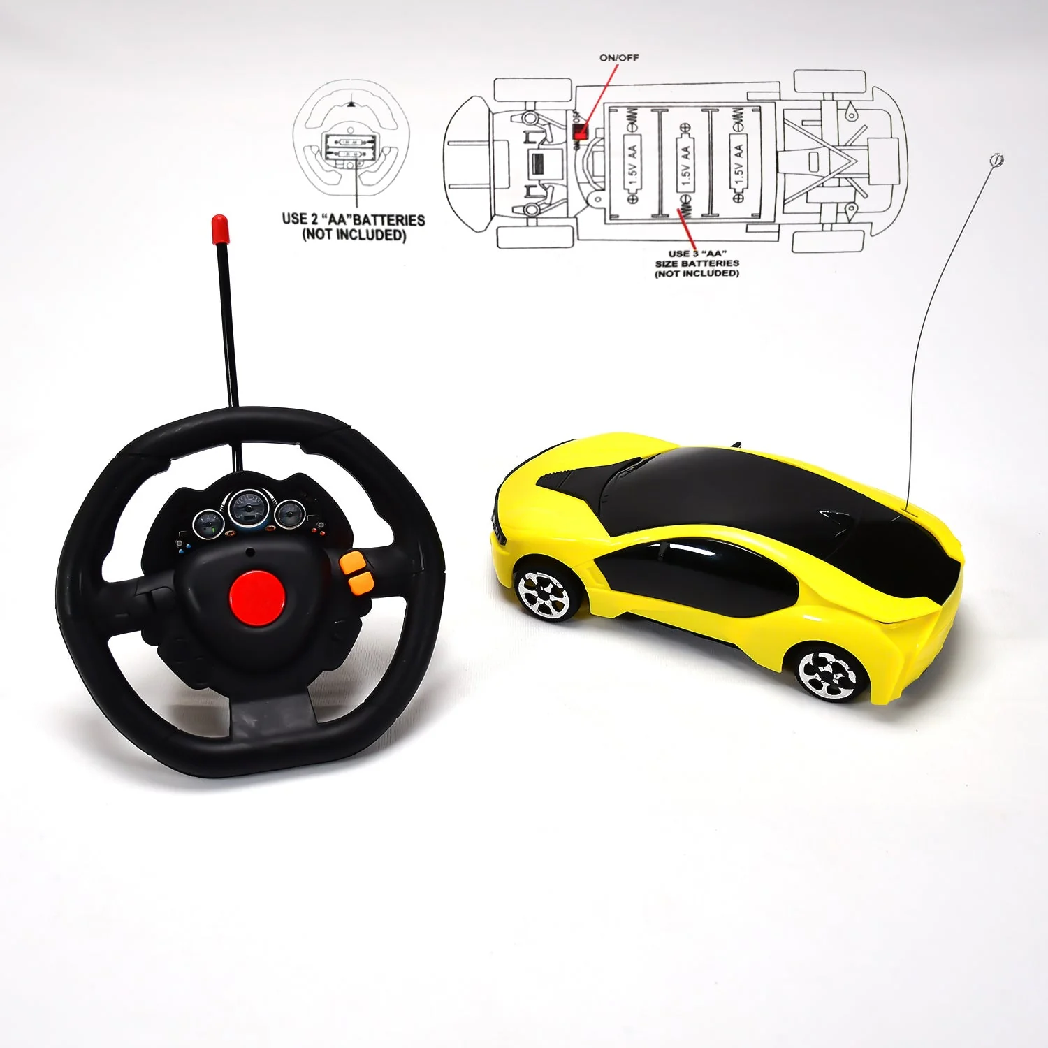 Racing Fast Steering Remote Control Modern Attractive CAR for Kids - Image 3