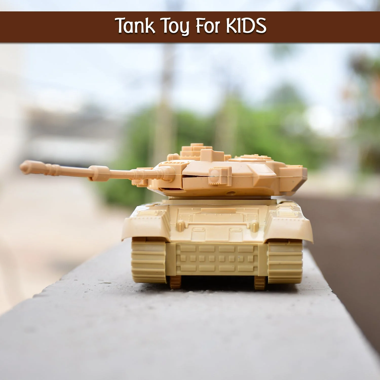 Pull Back Army Tank Toy for Kids. - Image 3