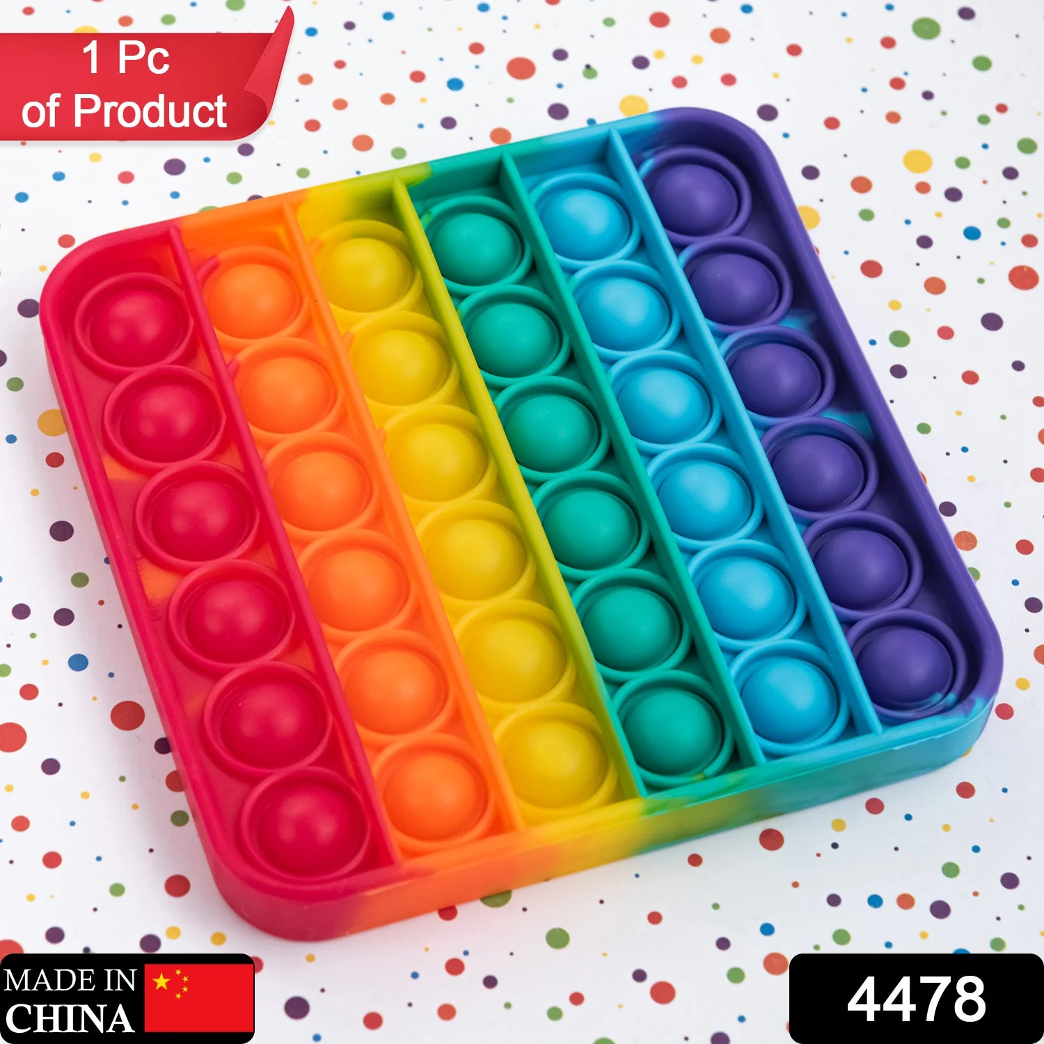 Square it Toy Special Needs Silicone Stress Relief Toy For Kids & Adult All Use Toy - Image 2