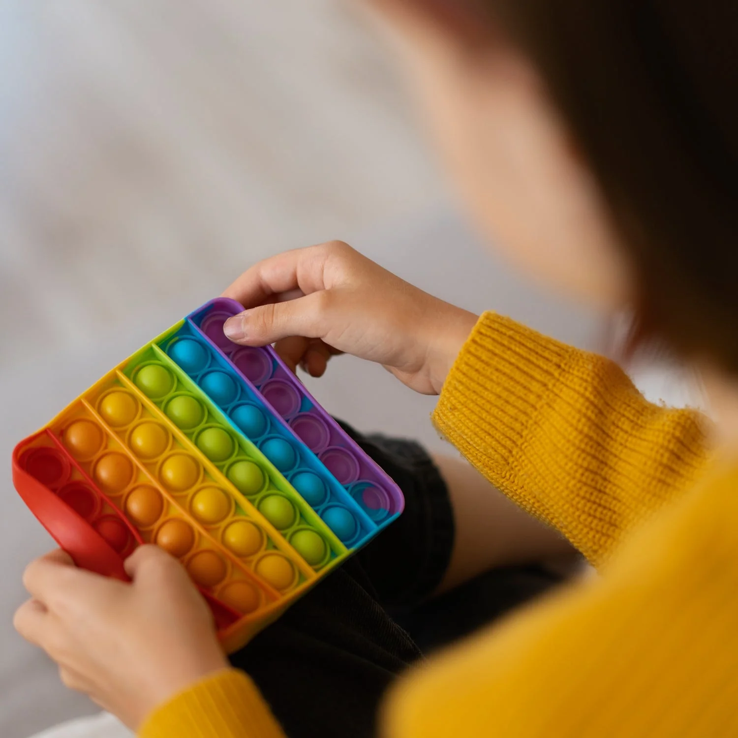 Square it Toy Special Needs Silicone Stress Relief Toy For Kids & Adult All Use Toy - Image 3