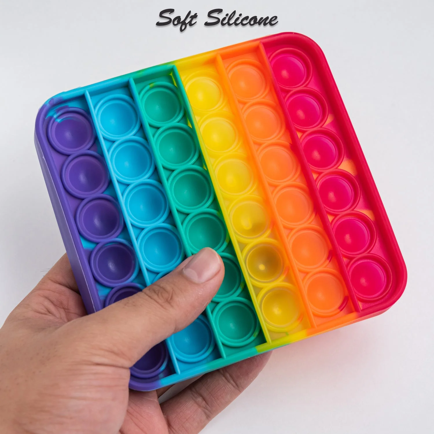 Square it Toy Special Needs Silicone Stress Relief Toy For Kids & Adult All Use Toy - Image 8
