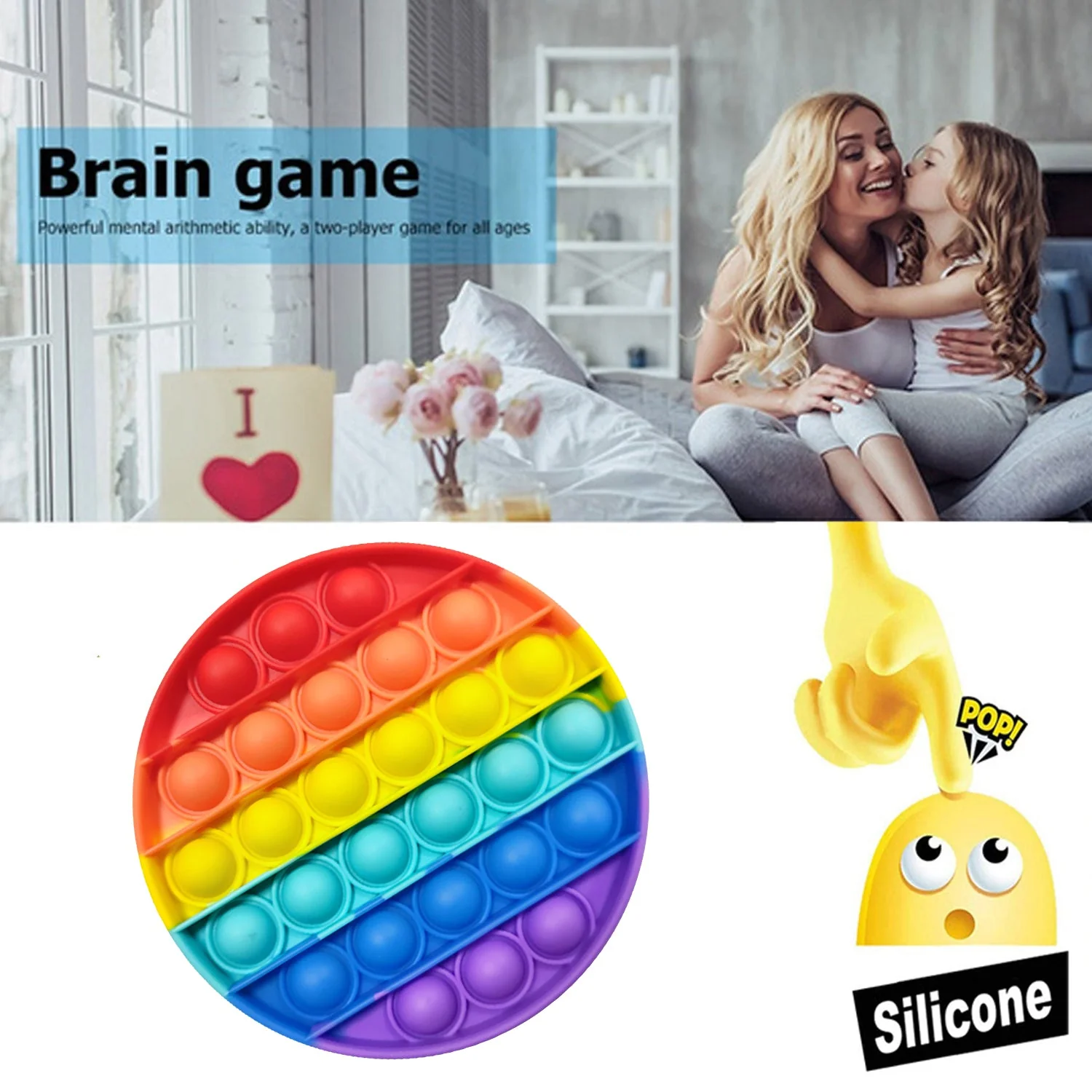Round  it Toy For Stress Reliever Toy 1 pc - Image 8