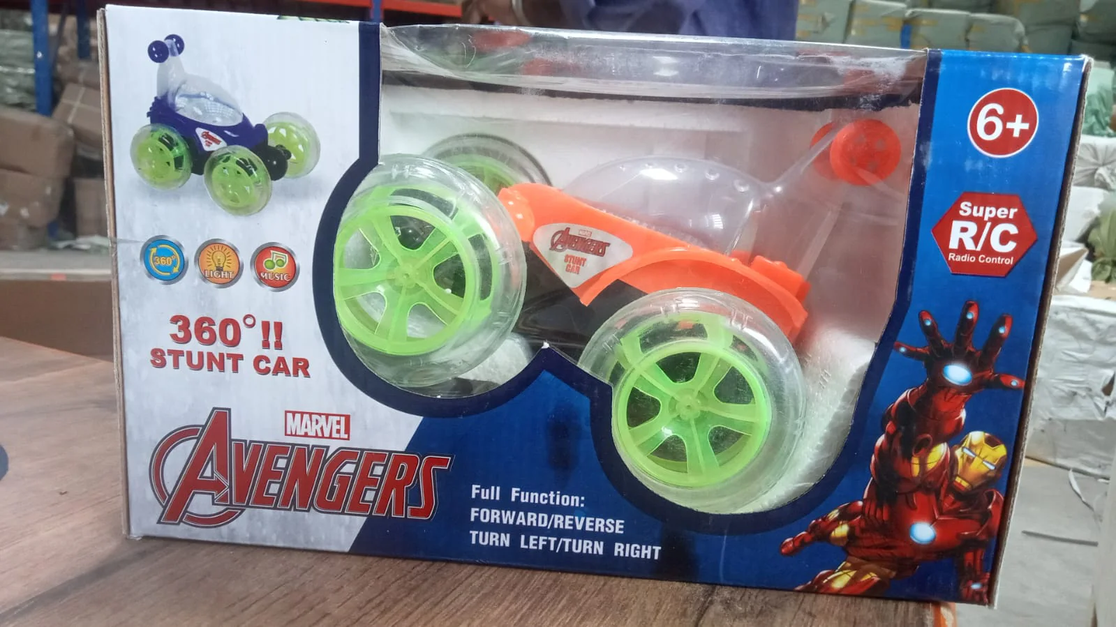 Rechargeable 360° Stunt Remote Control Car with 3D Lights & Music for Kids - Image 11