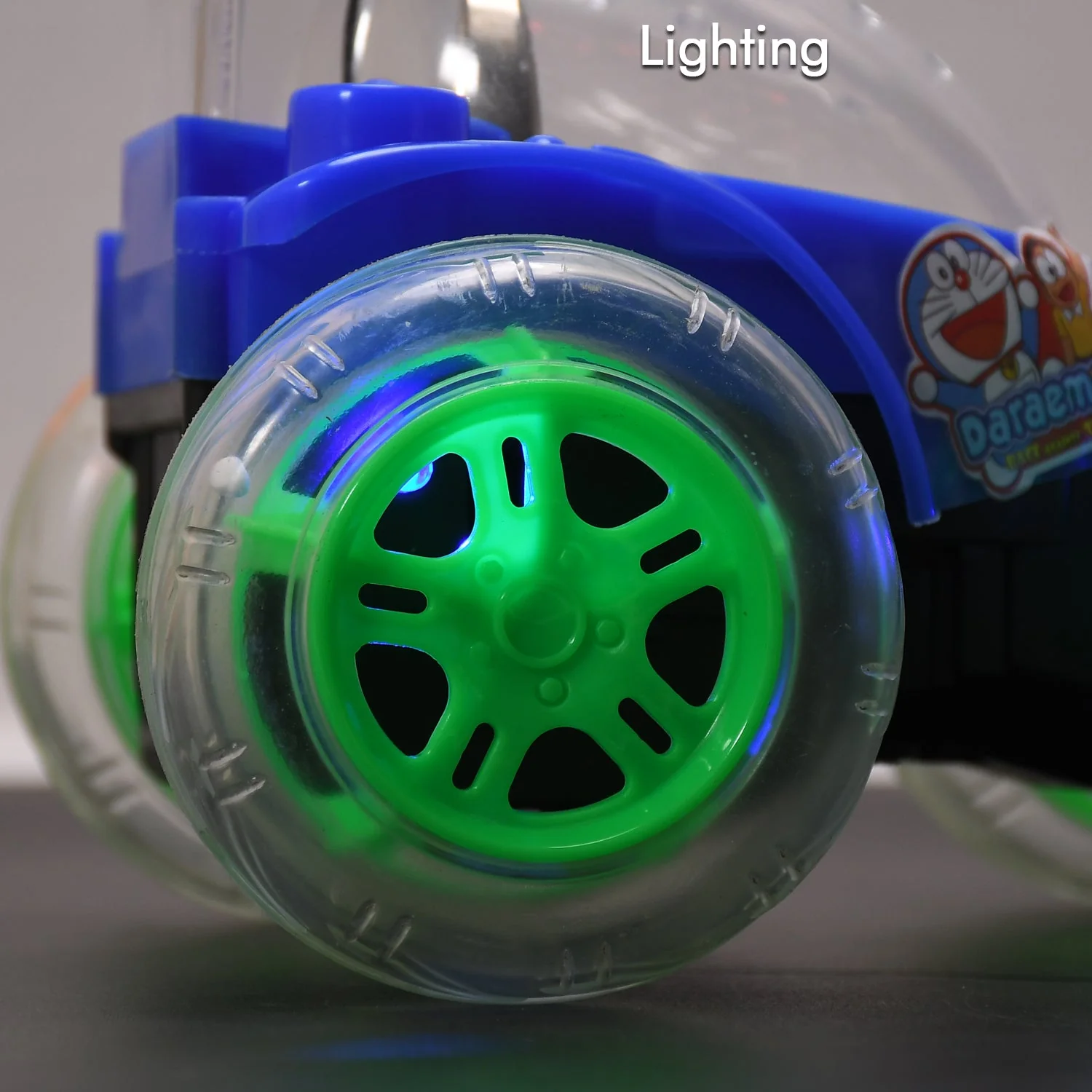 Rechargeable 360° Stunt Remote Control Car with 3D Lights & Music for Kids - Image 4