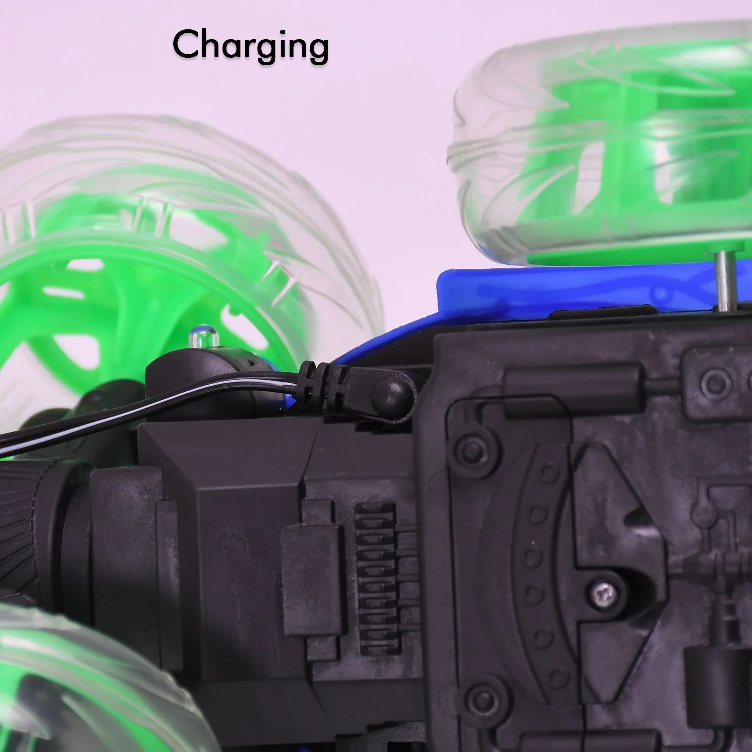 Rechargeable 360° Stunt Remote Control Car with 3D Lights & Music for Kids - Image 6