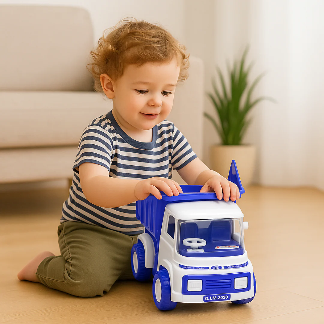Big Friction Powered Dumper Truck Toy for Kids - Image 11