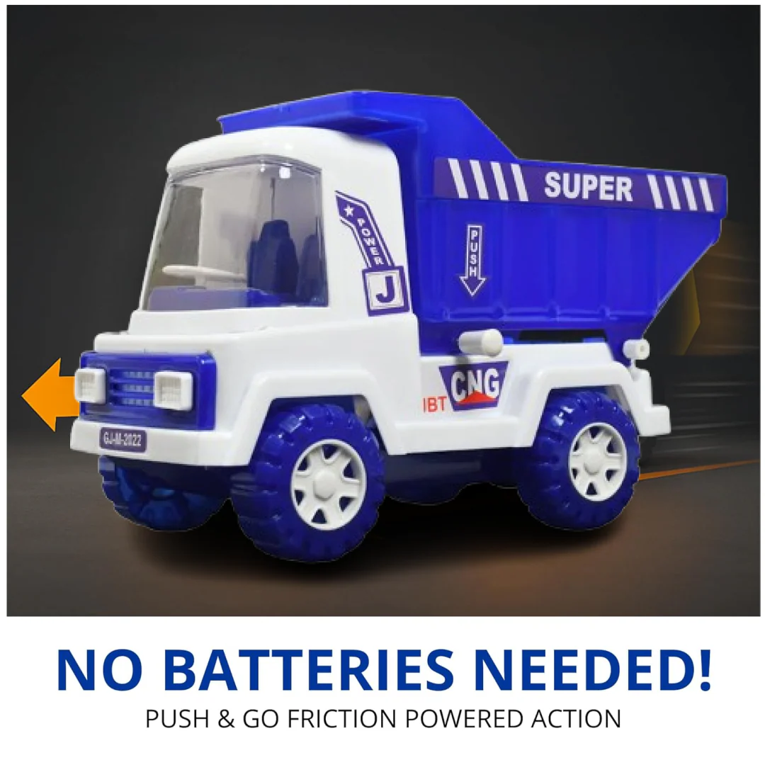 Big Friction Powered Dumper Truck Toy for Kids - Image 3