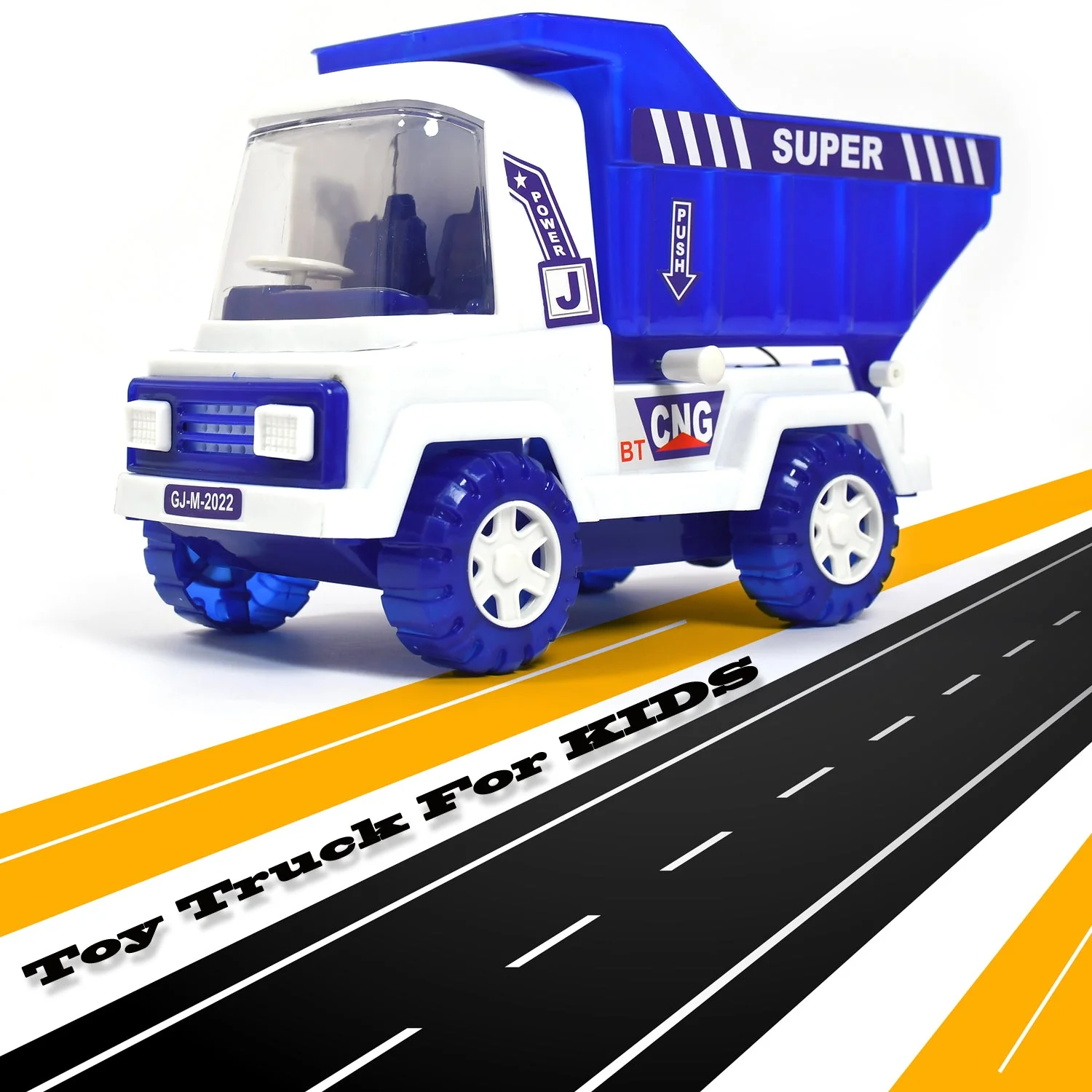 Big Friction Powered Dumper Truck Toy for Kids - Image 4