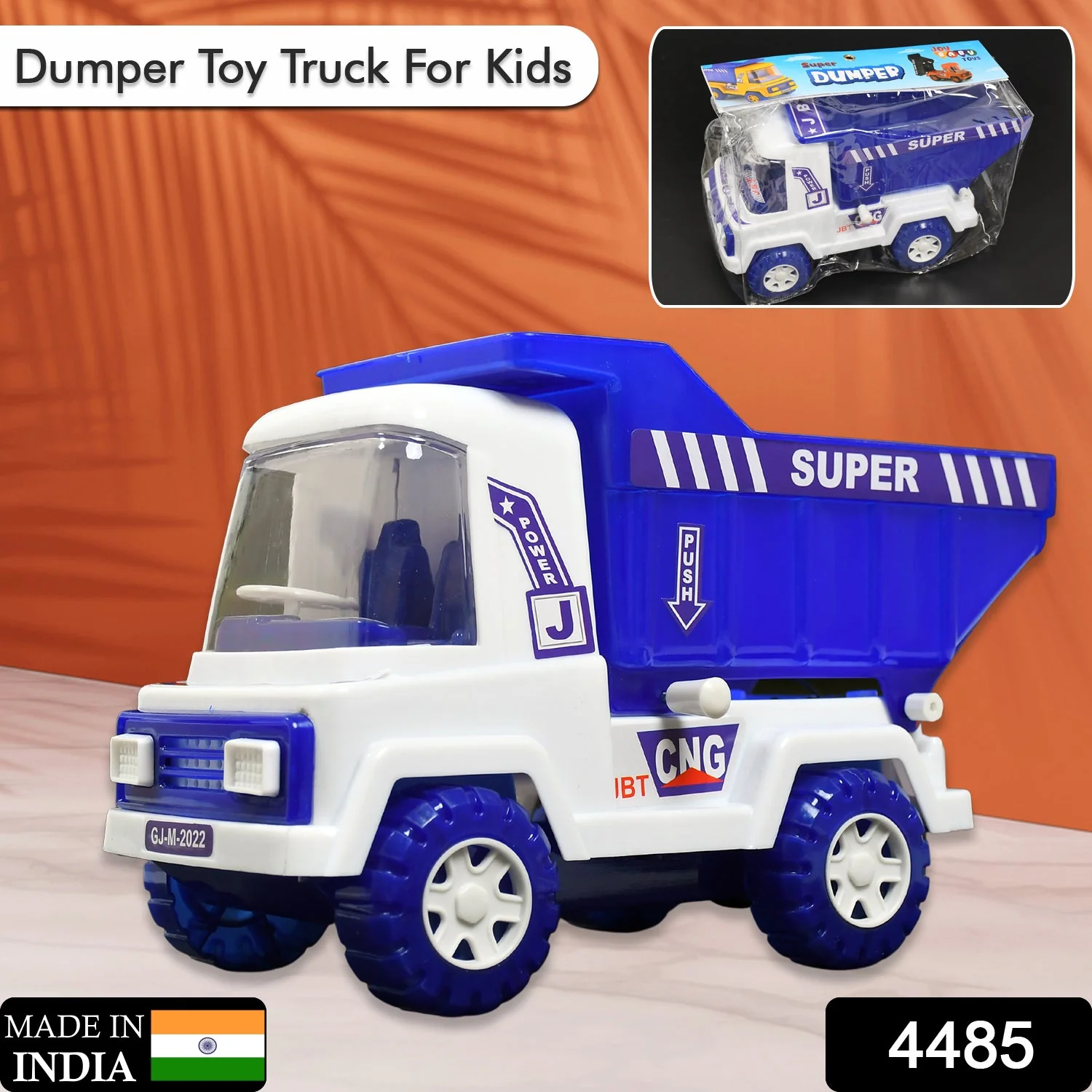 Big Friction Powered Dumper Truck Toy for Kids - Image 5