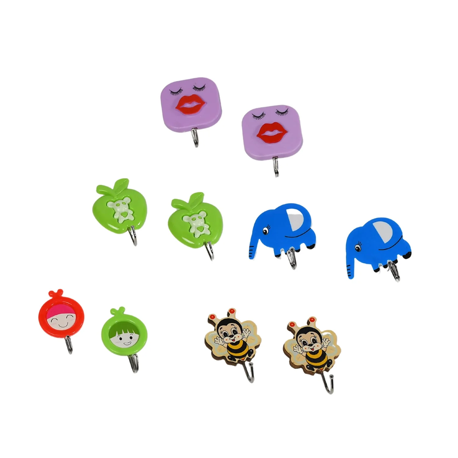 Premium Strong Adhesive Wall Hooks Set of 10 - Image 6
