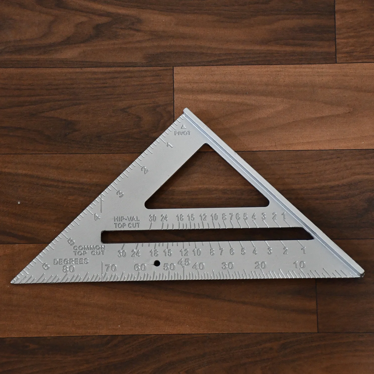 Double-Sided 45° Triangle Ruler – 7-Inch Aluminum Alloy Rafter Square for Home Use - Image 6