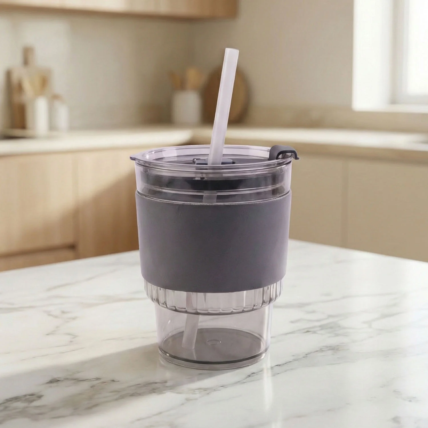 400 ML Monaco Premium Transparent Plastic Cup, Tumbler - Image 3