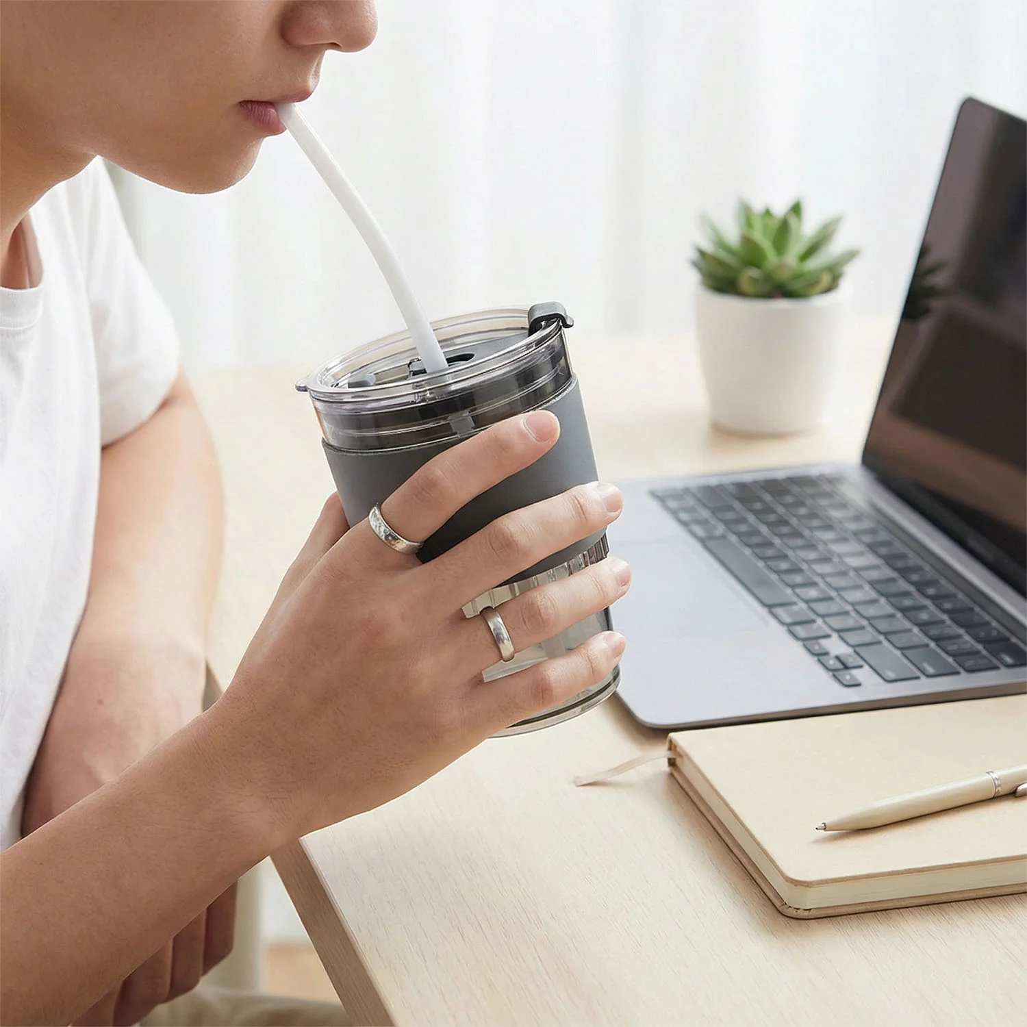 400 ML Monaco Premium Transparent Plastic Cup, Tumbler - Image 4