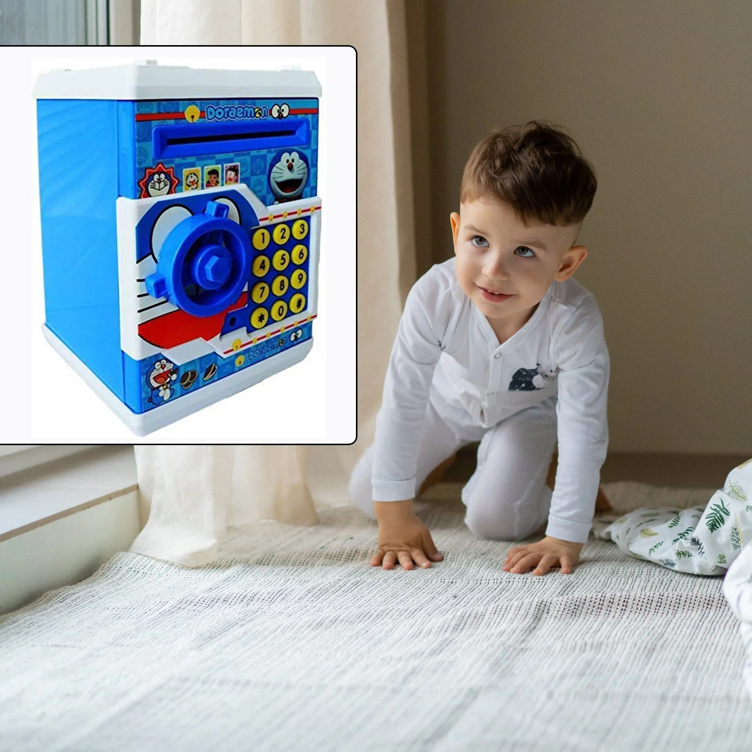 Electronic Piggy Bank ATM with Password for Kids Savings - Image 10