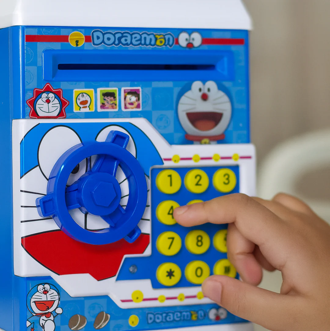 Electronic Piggy Bank ATM with Password for Kids Savings - Image 3