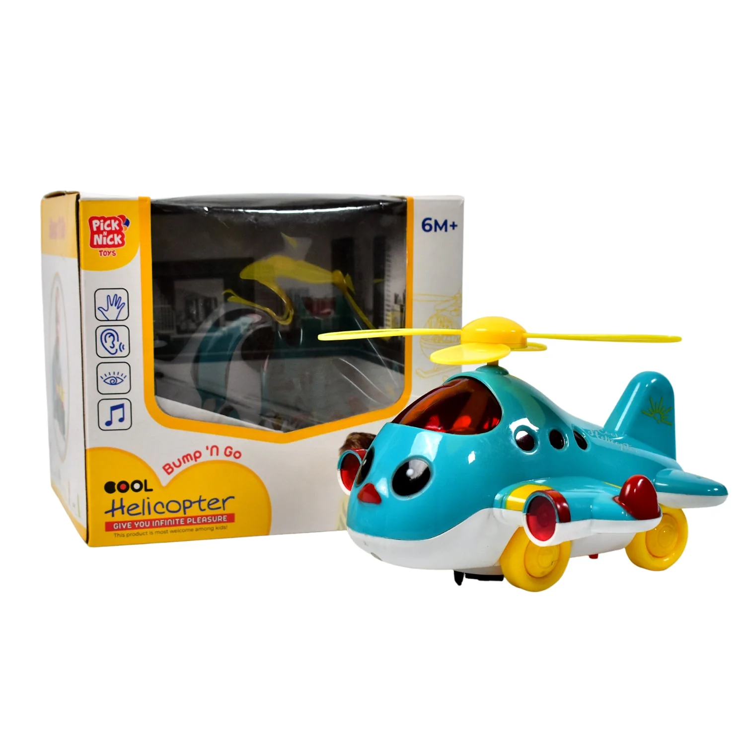 Helicopter Airplane Musical Toy - Image 4