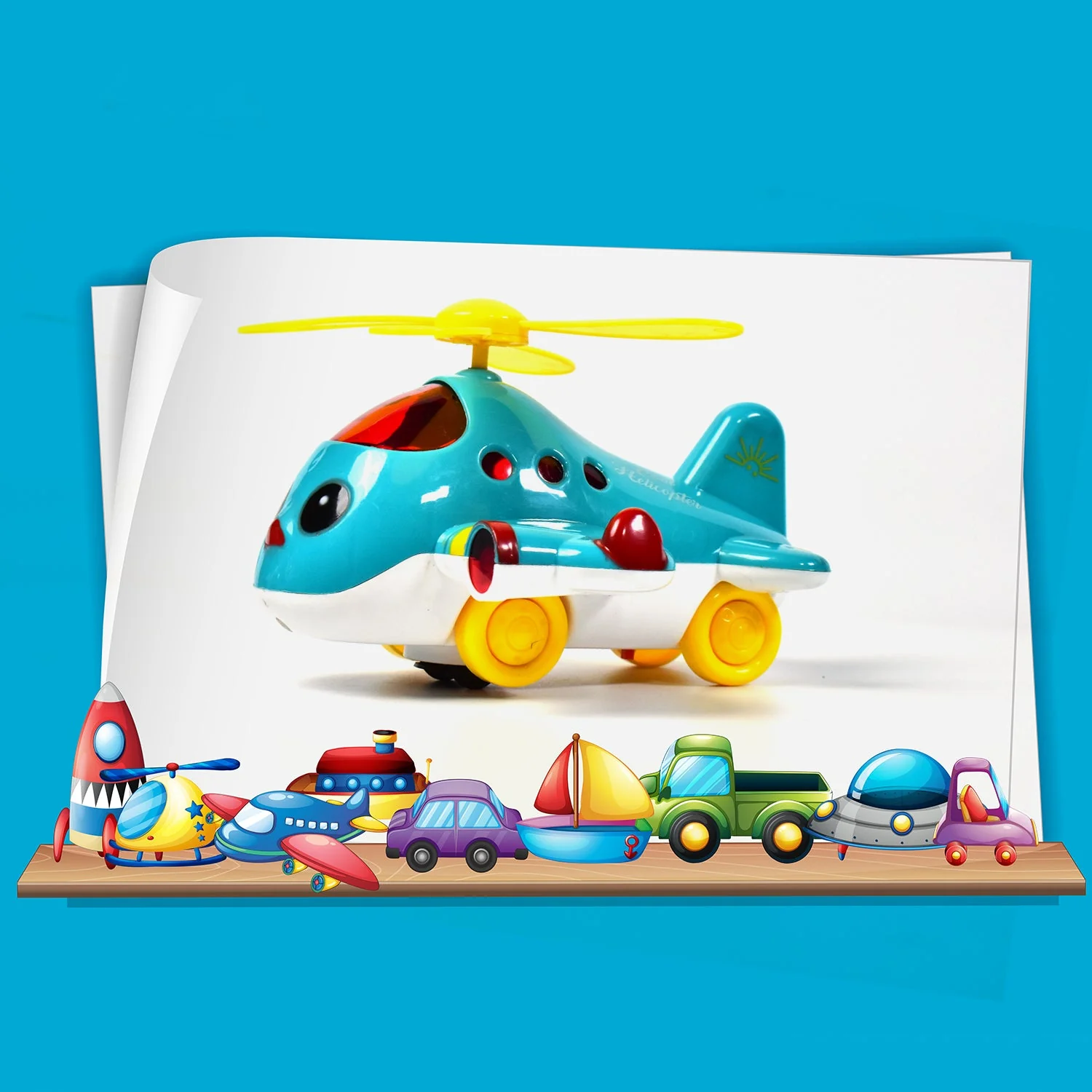 Helicopter Airplane Musical Toy - Image 6