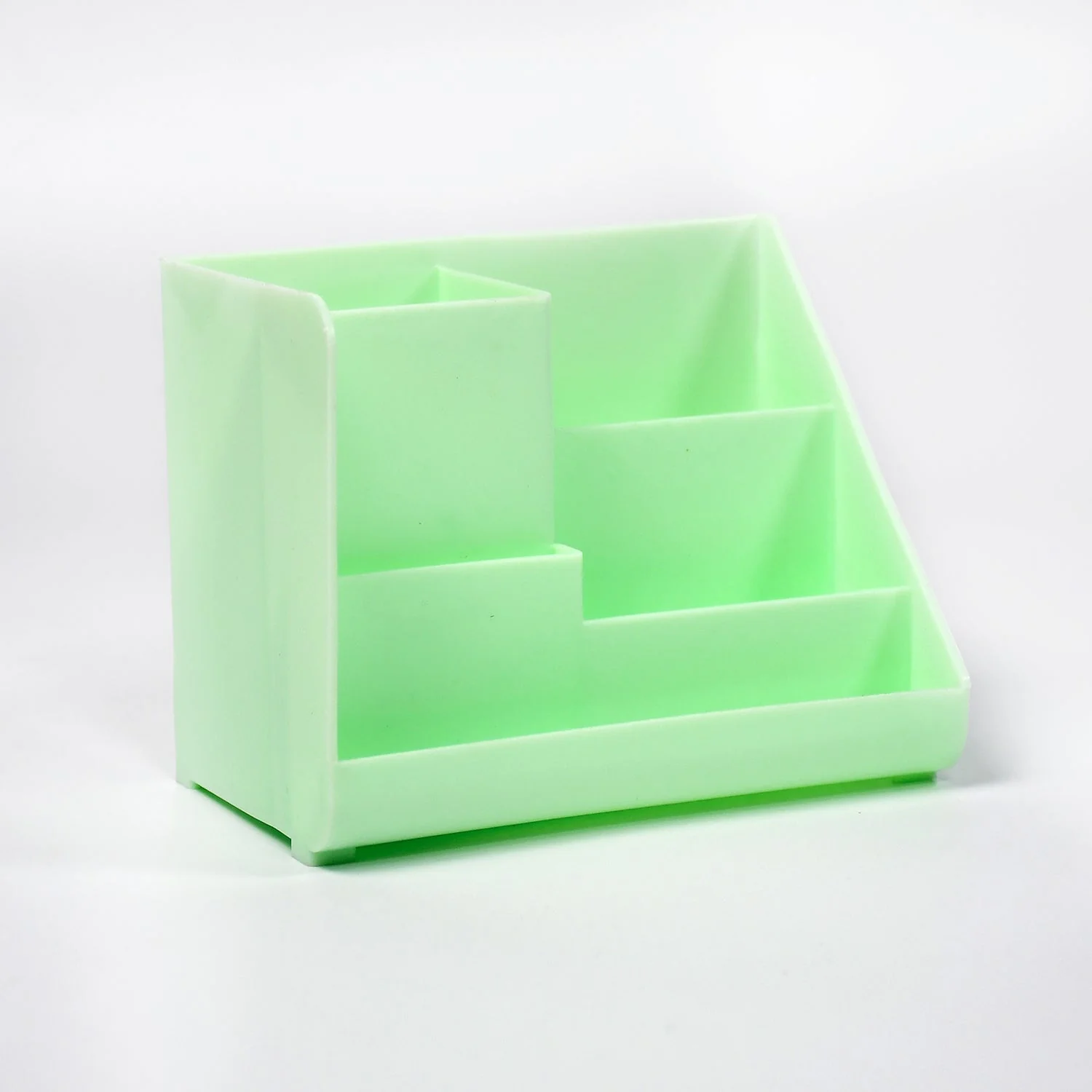 Stationery Holder Desk Organizer Space Saver Pen Stand Multi Compartments Holder - Image 4