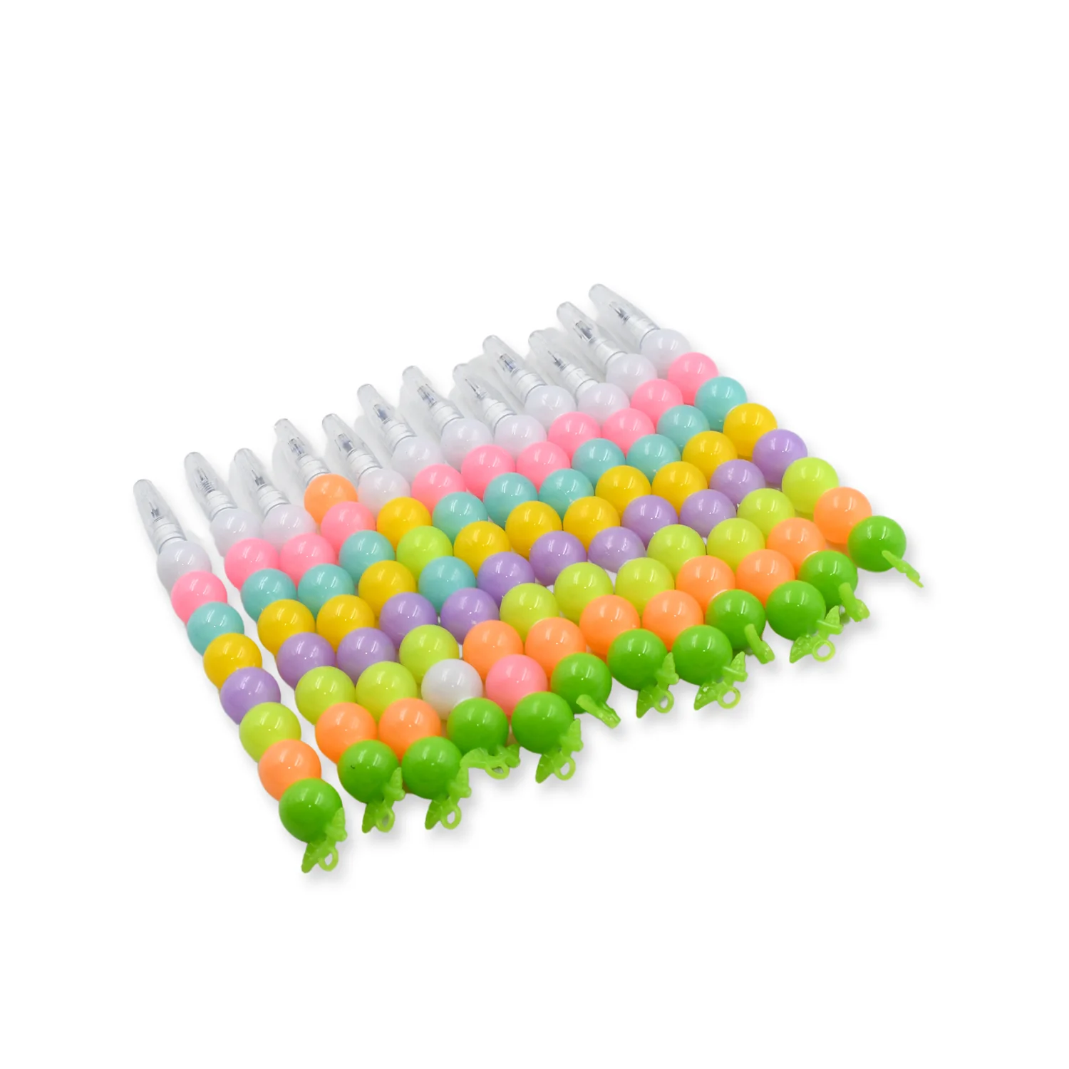 Pearls Pen Set – Multicolor Non-Sharpening Moti Gel Pens for Kids (12 Pc Set) - Image 4