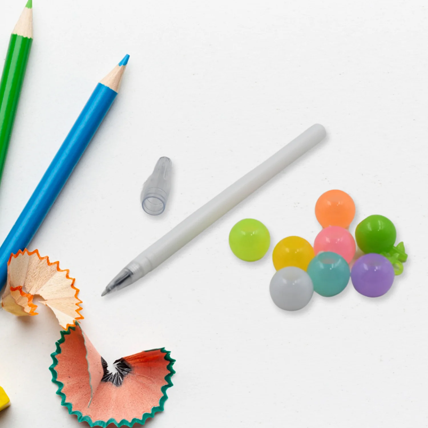 Pearls Pen Set – Multicolor Non-Sharpening Moti Gel Pens for Kids (12 Pc Set) - Image 6