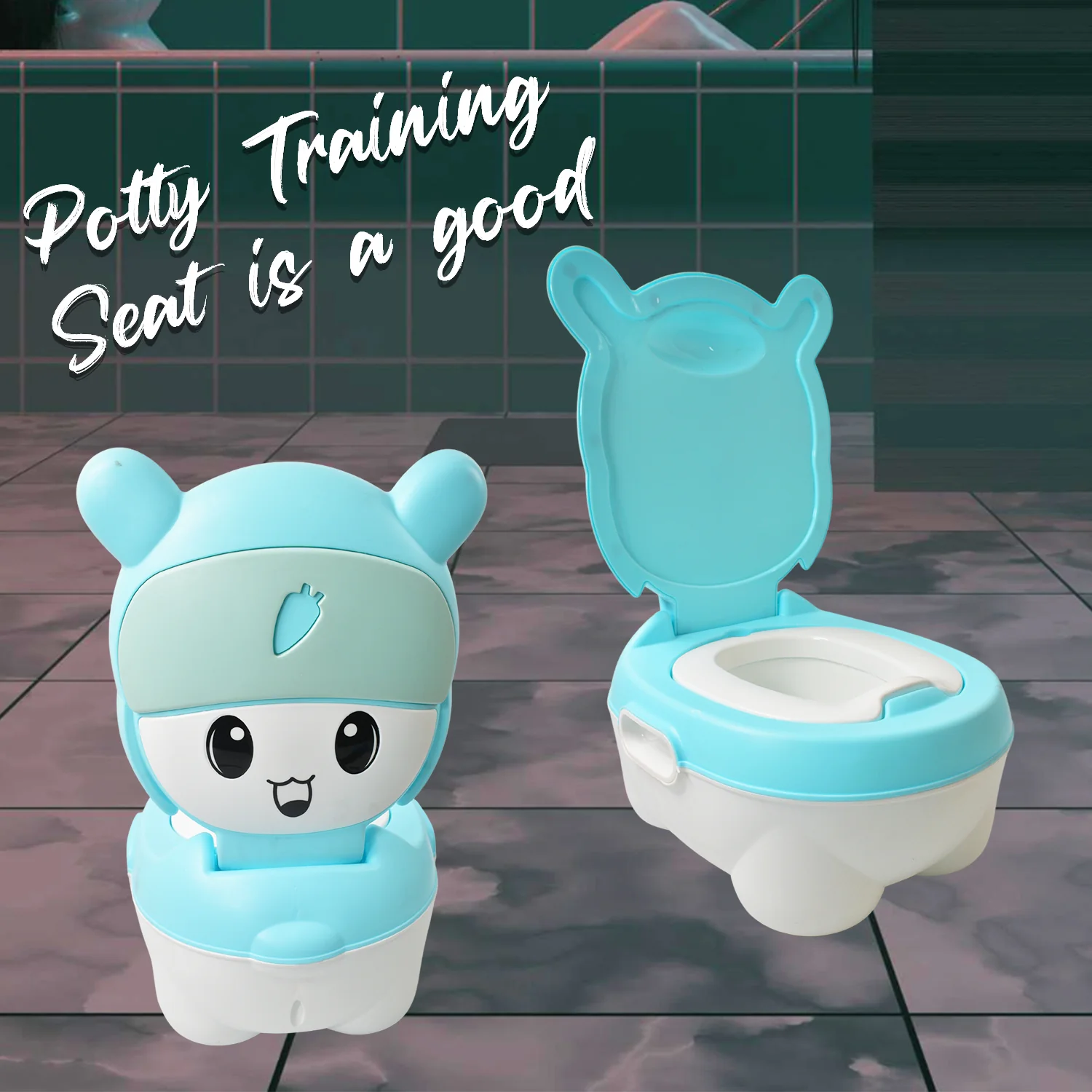 Baby Potty Toilet Training Seat Baby Potty Chair for Boys Girls 1+ Year Mix Design - Image 3