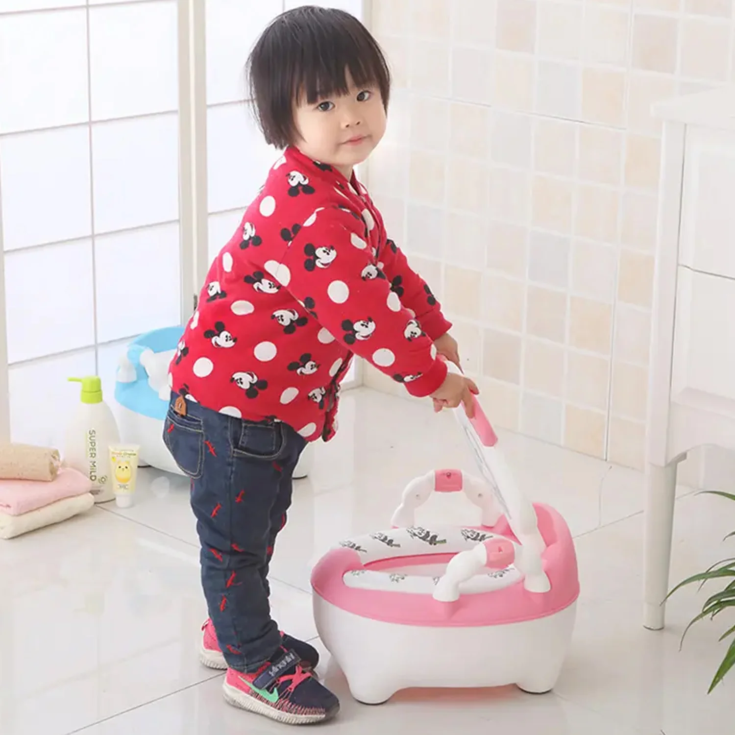 Baby portable Toilet, Baby Potty Training Seat - Image 3