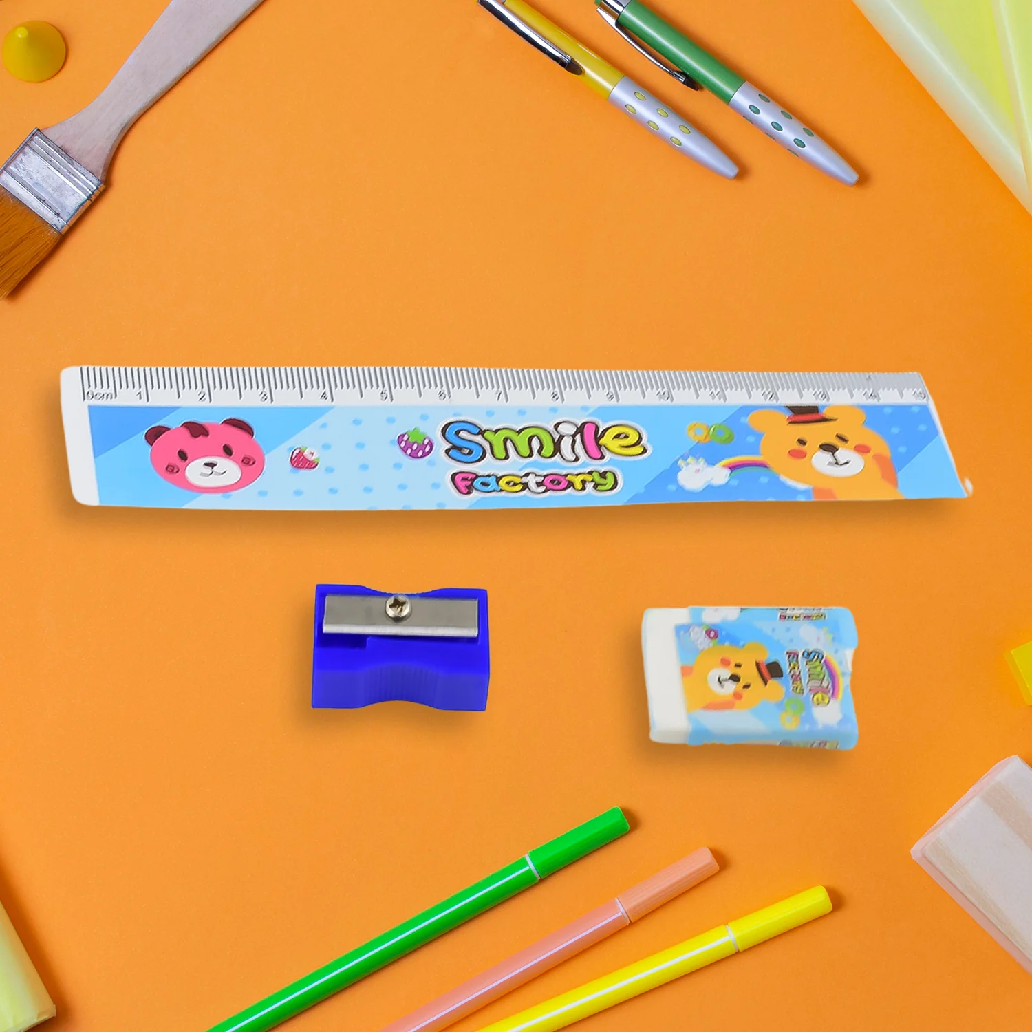 Cartoon Wooden Pencil Set for Kids (Mix Color / 1 Set) - Image 6