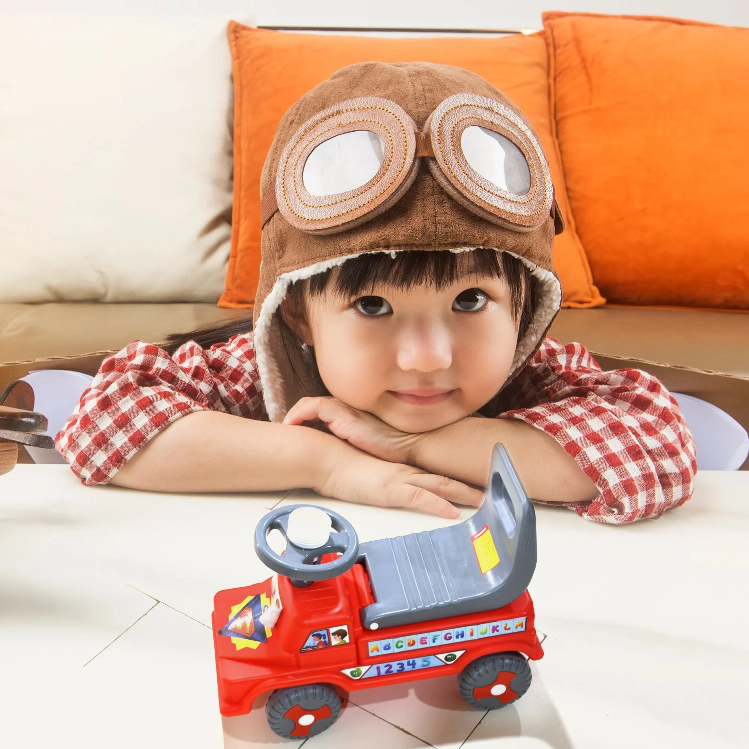 Kids Baby Ride-On Push Car with Musical Horn & Backrest – Perfect Toy for Toddlers - Image 3