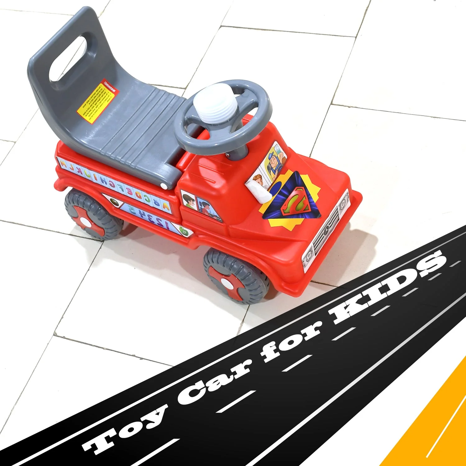 Kids Baby Ride-On Push Car with Musical Horn & Backrest – Perfect Toy for Toddlers - Image 4