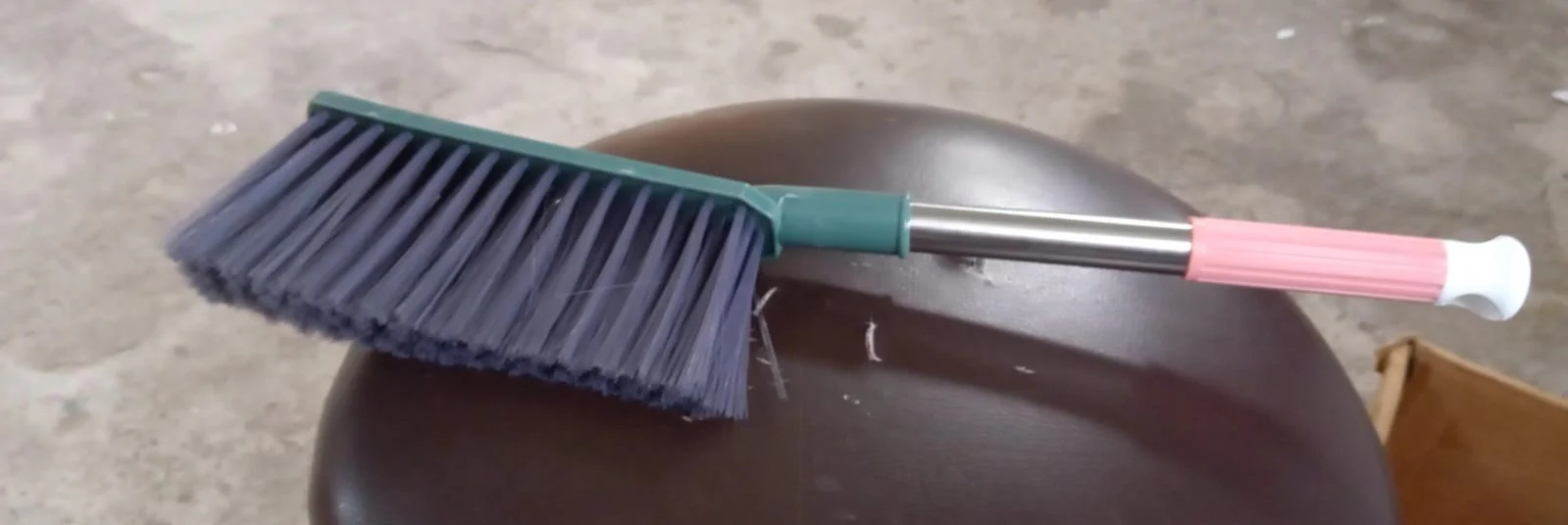17 Inch Stainless Steel Sofa Cleaner Brush with Long Handle for Carpets & - Image 9