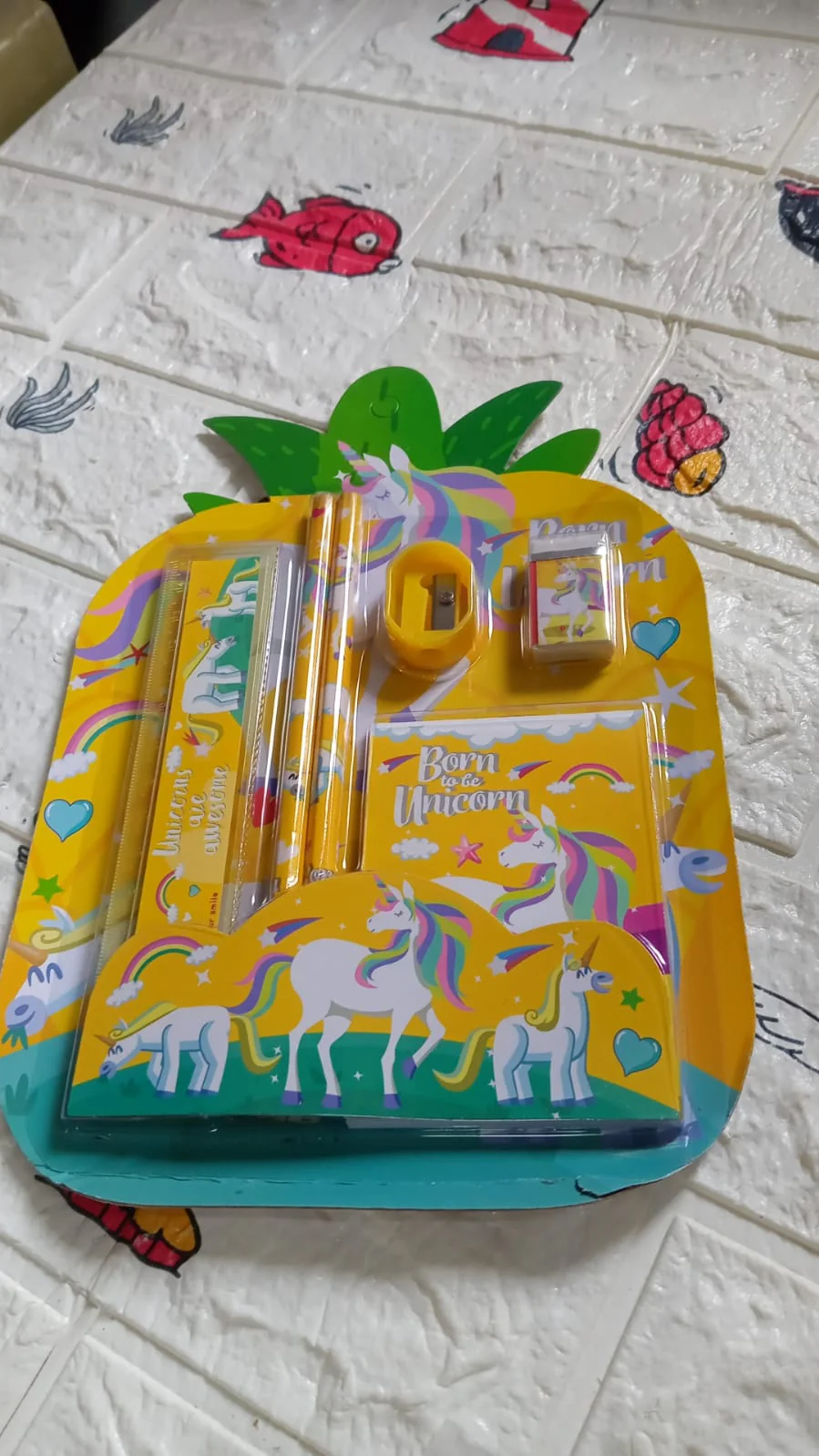 Stationery Set for School & Office with Pencil & Ruler (Gift, 6 Pc) - Image 7