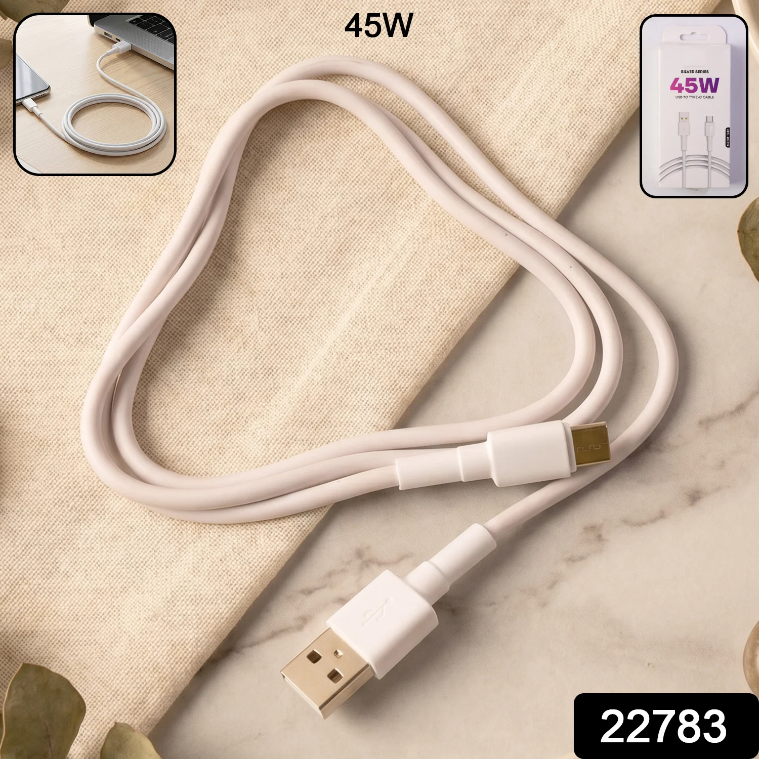 45W High Speed USB to Type C Fast Charging Cable - Image 2