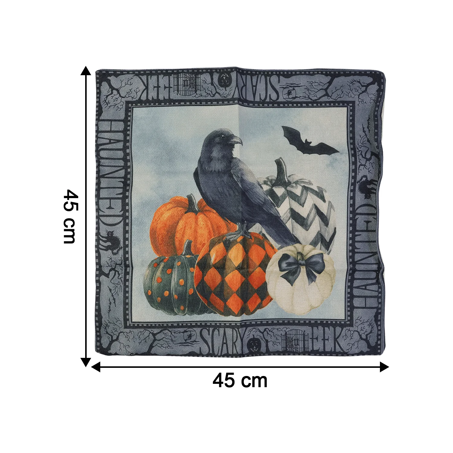 45x45 Cm Decorative Printed Cushion Pillow Cover with Zipper (1 Pc) - Image 6