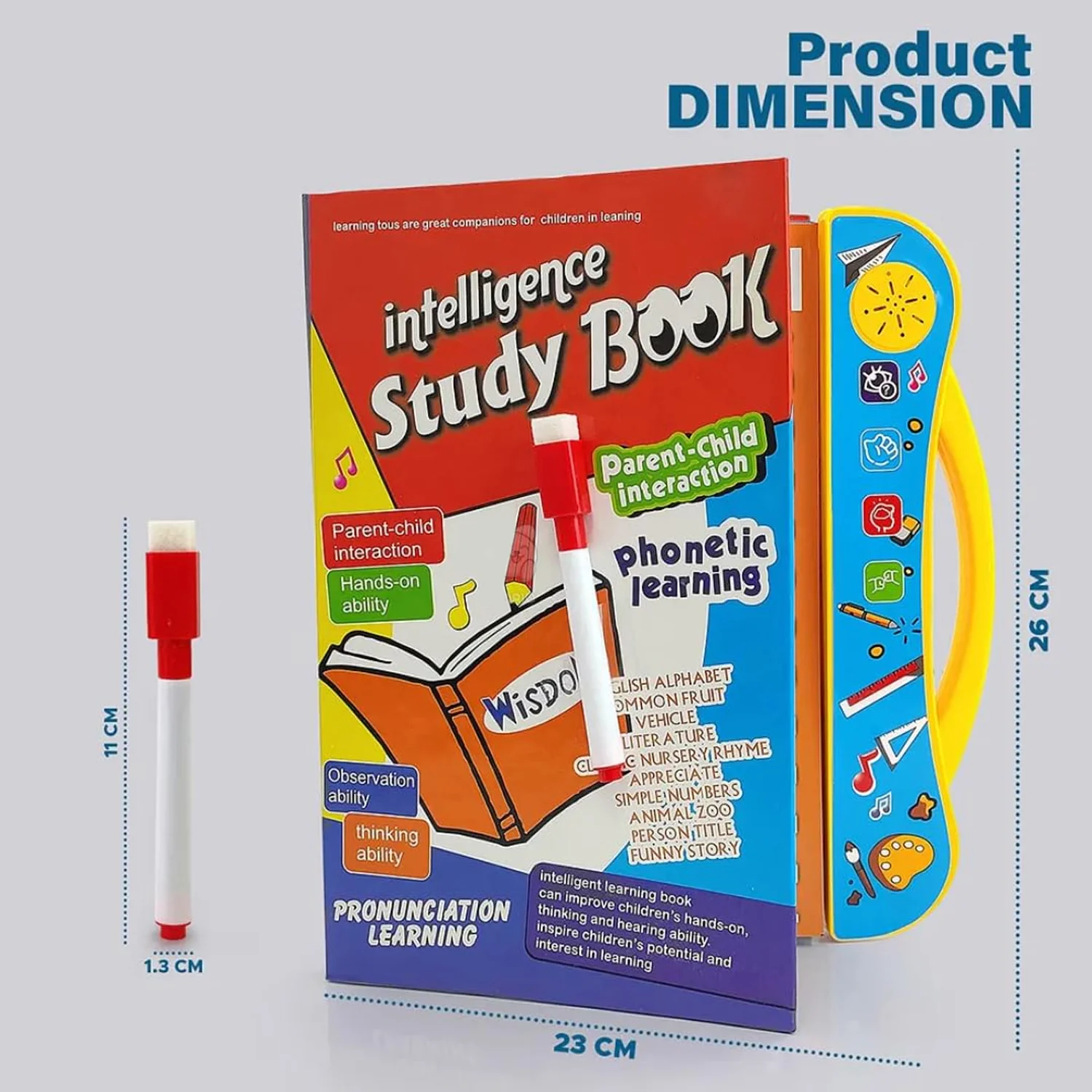 Musical Learning Study Book with Numbers, Letters - Image 6