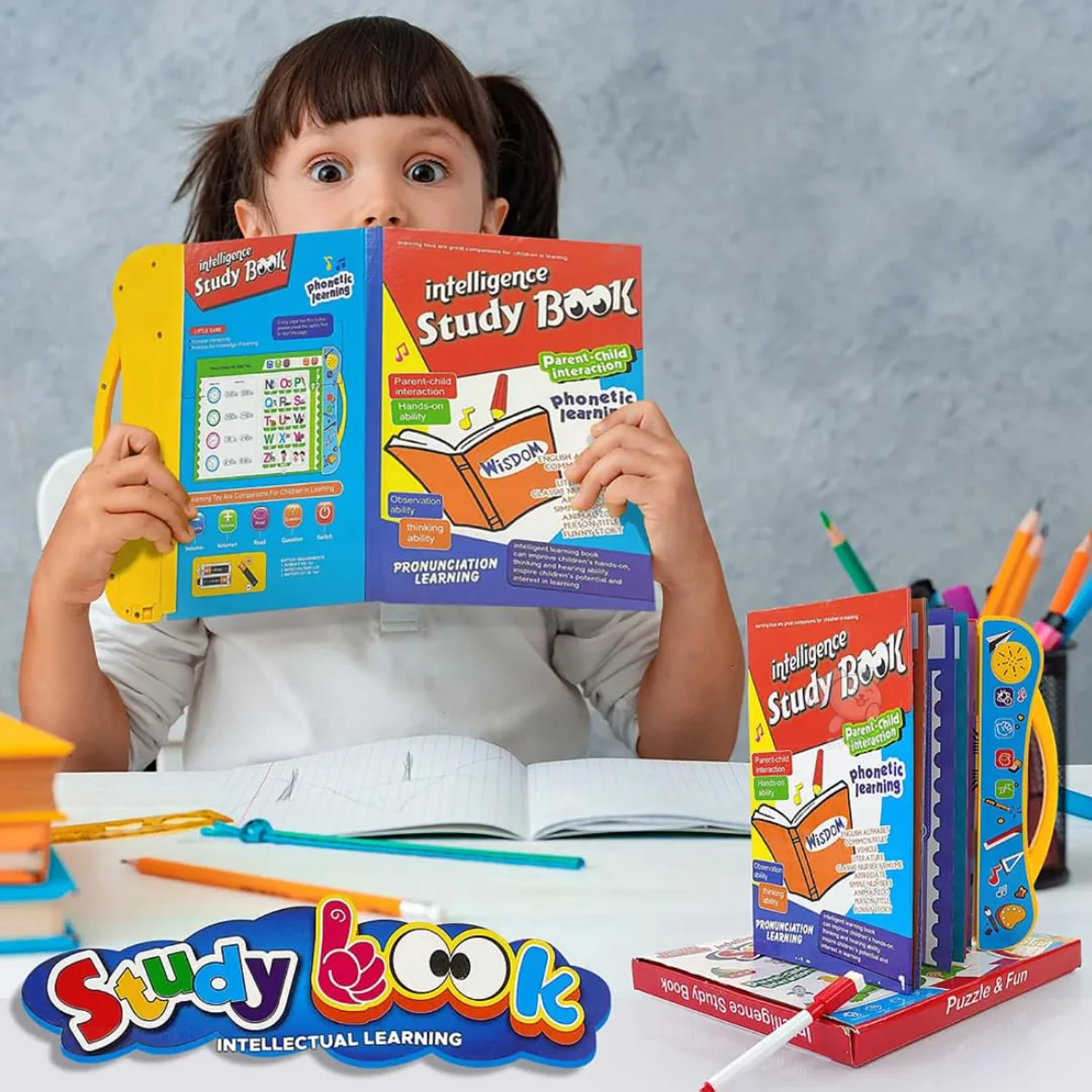 Musical Learning Study Book with Numbers, Letters - Image 8
