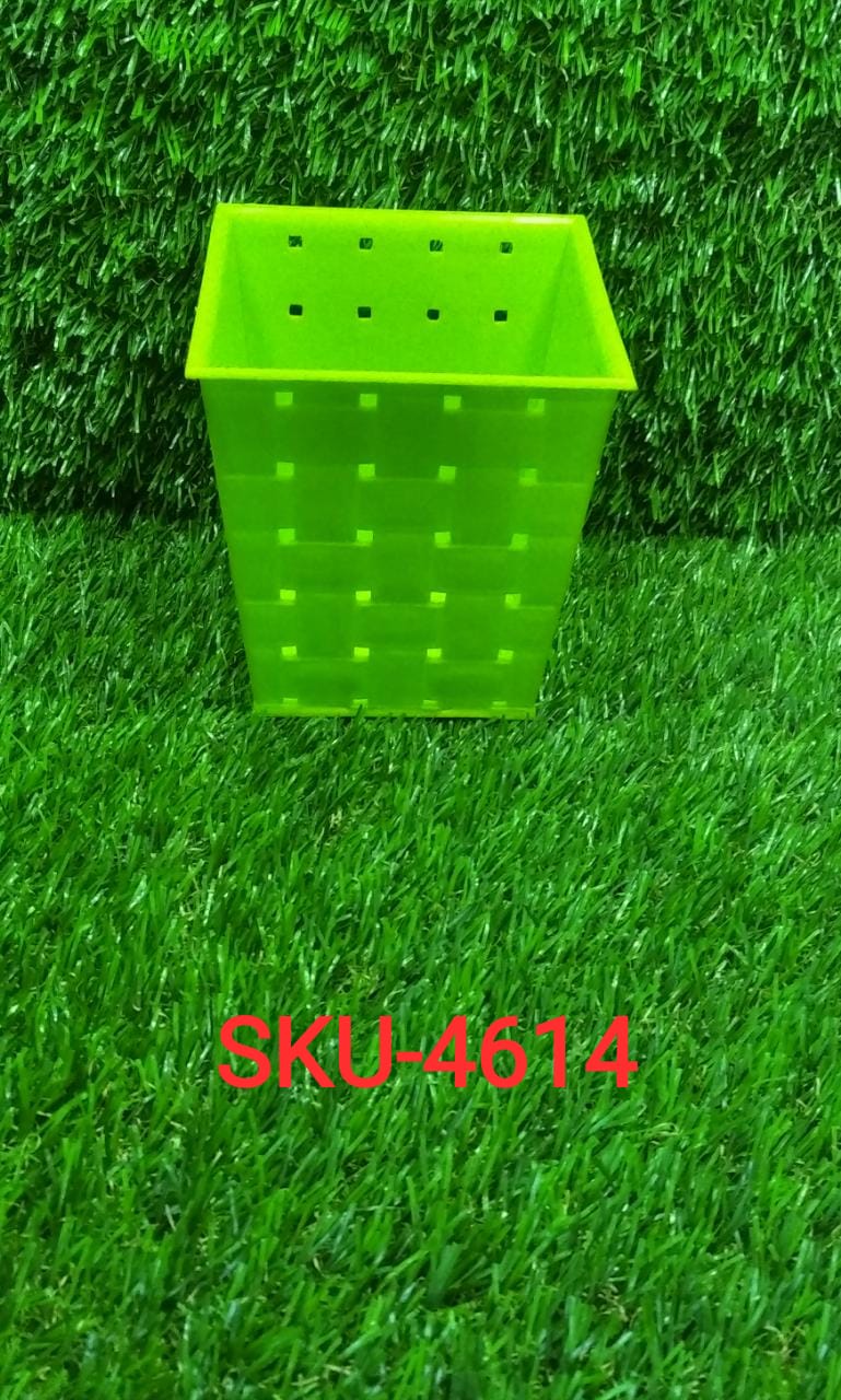 Square Single Plant Railing Dotted Planters - Image 6