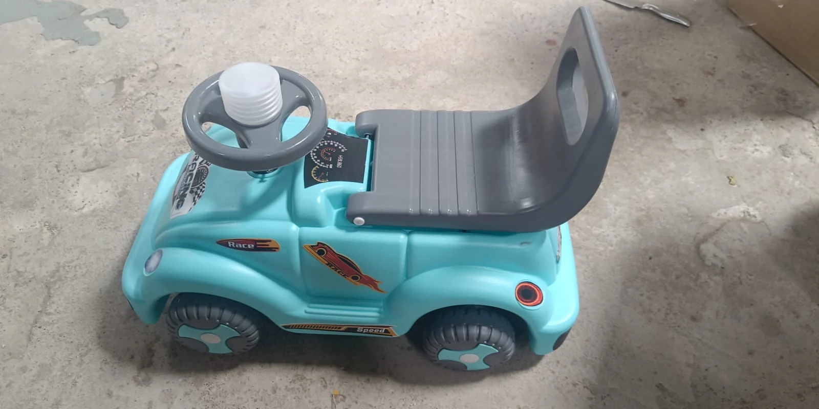 Kids City Ride-On Push Car – Backrest & Musical Horn for Toddlers (Boys & Girls) - Image 9