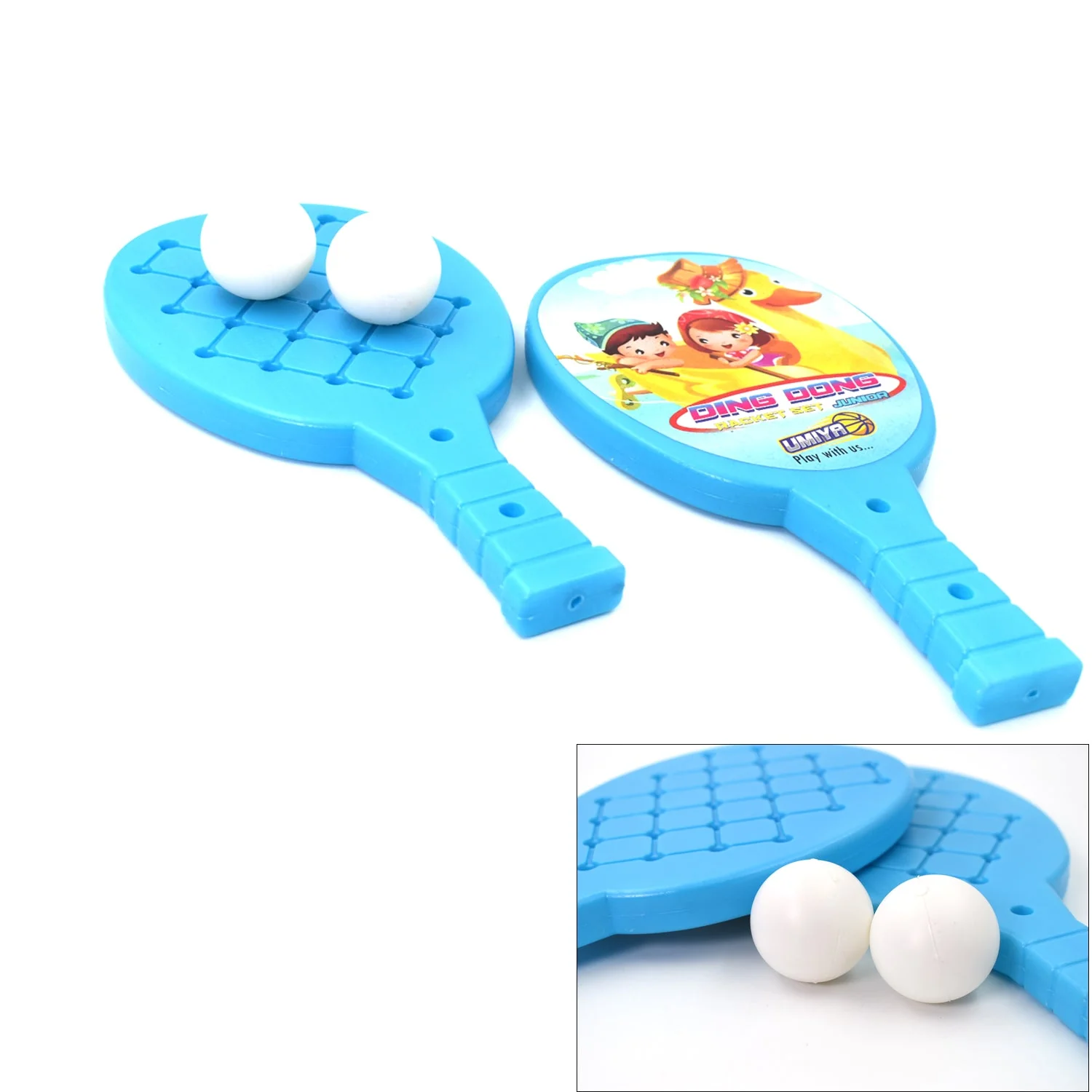 Racket Set with Ball for Kids Plastic Table Tennis Set for Kids - Image 5