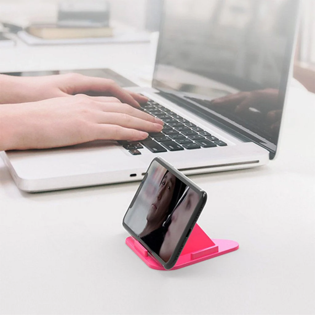 Universal Portable Three-Sided Pyramid Shape Mobile Holder Stand - Image 7