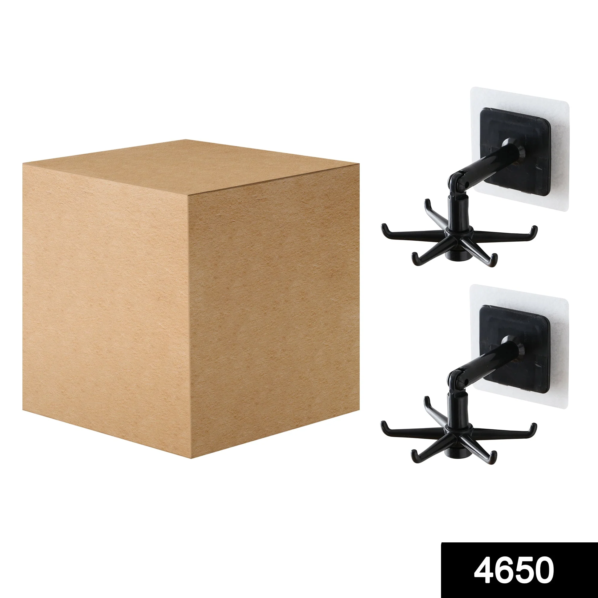 360° rotatable  hooks for hanging (Pack of 2) (Brown Box) - Image 2